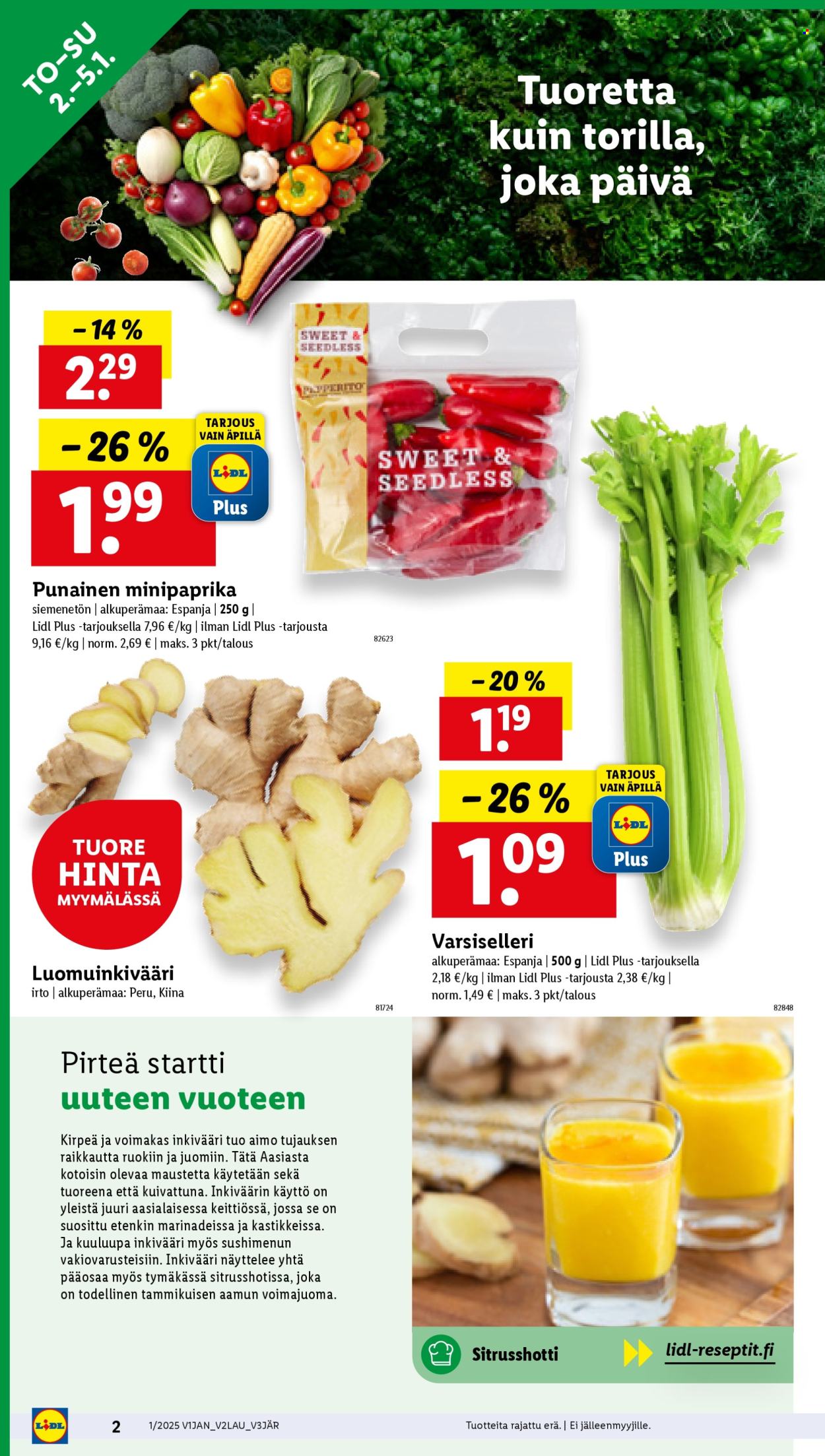 Lidl tarjoukset - 02.01.2025 - 08.01.2025. Sivu 2