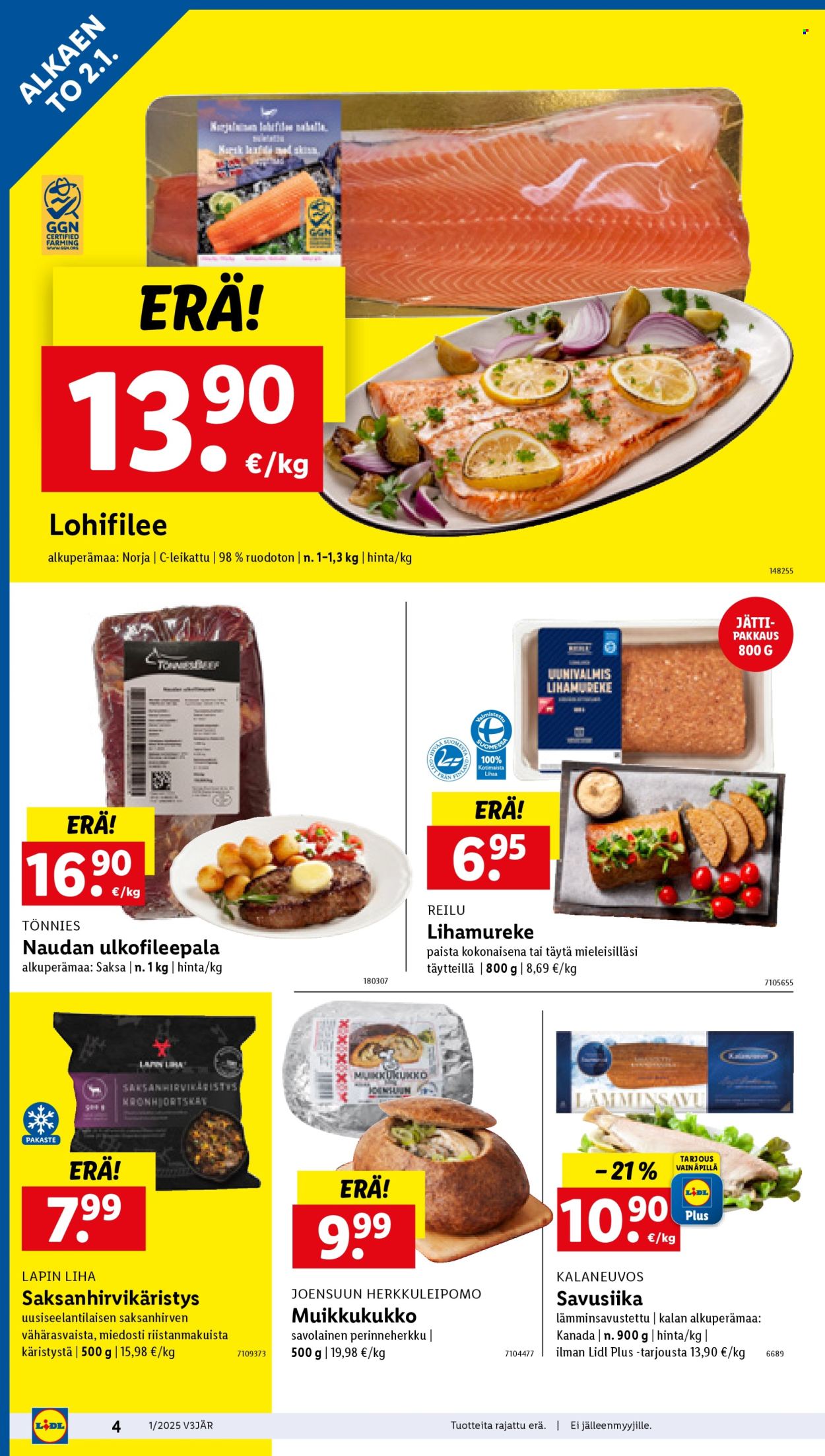 Lidl tarjoukset - 02.01.2025 - 08.01.2025. Sivu 4