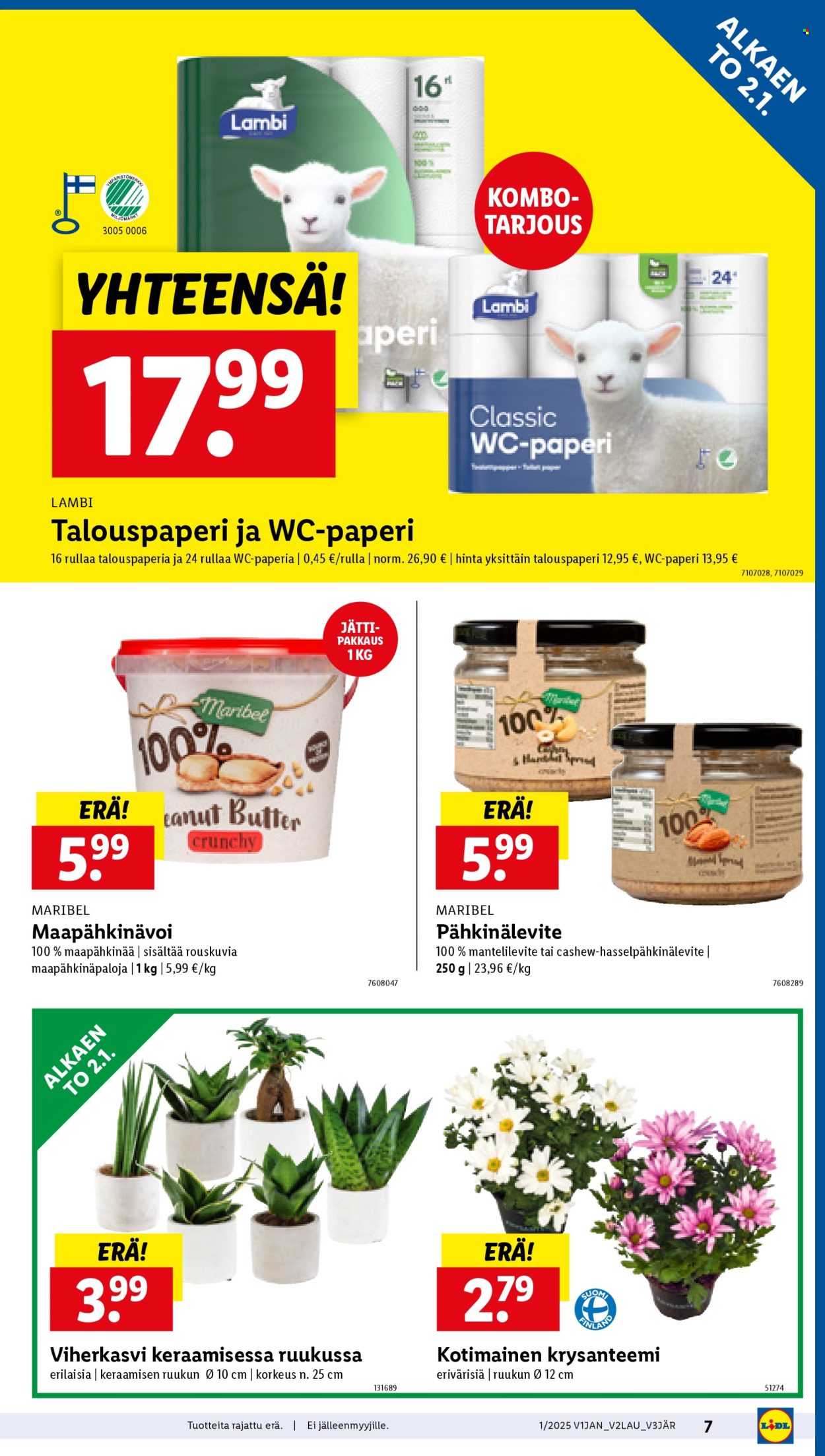 Lidl tarjoukset - 02.01.2025 - 08.01.2025. Sivu 7