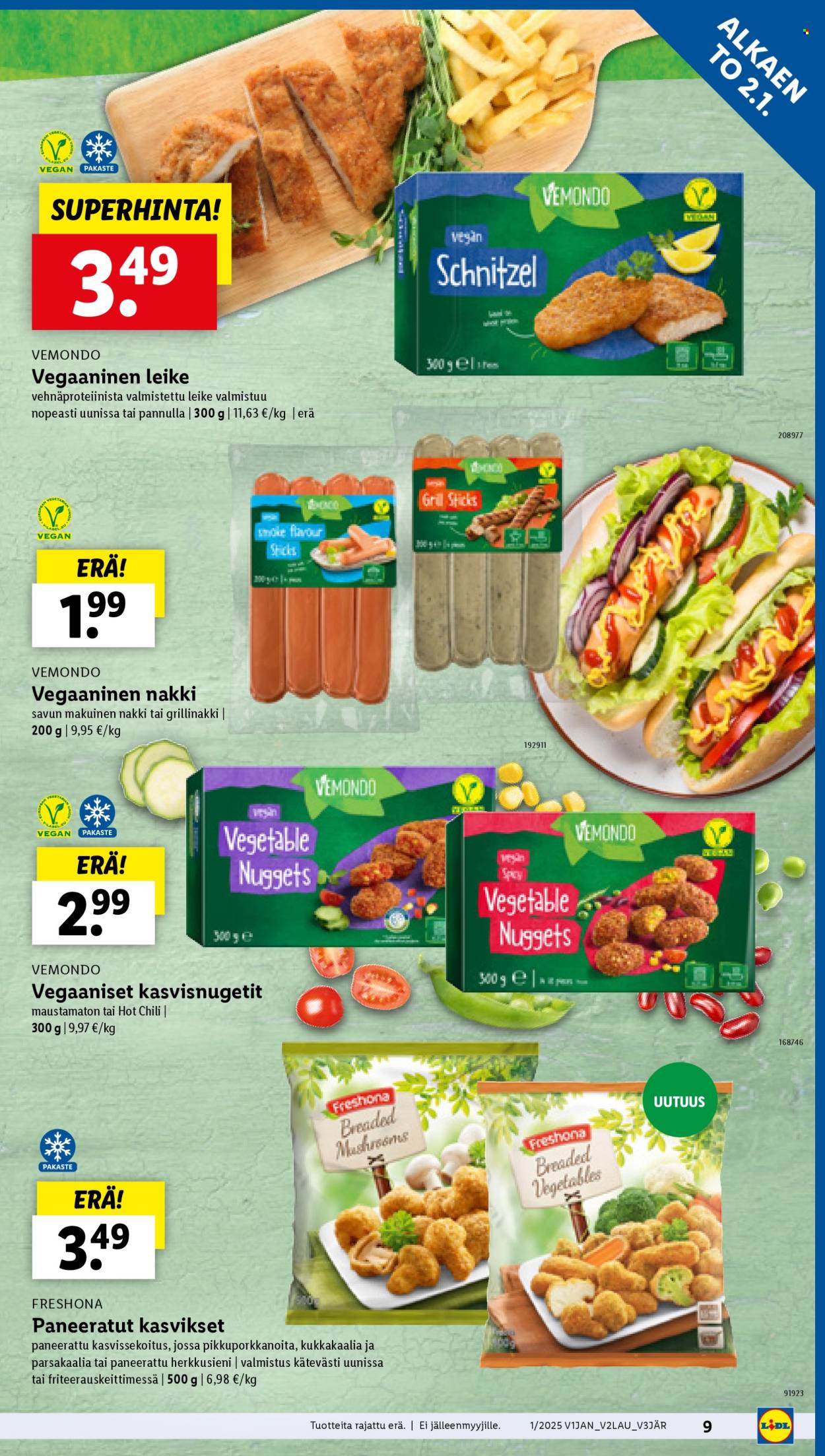 Lidl tarjoukset - 02.01.2025 - 08.01.2025. Sivu 9