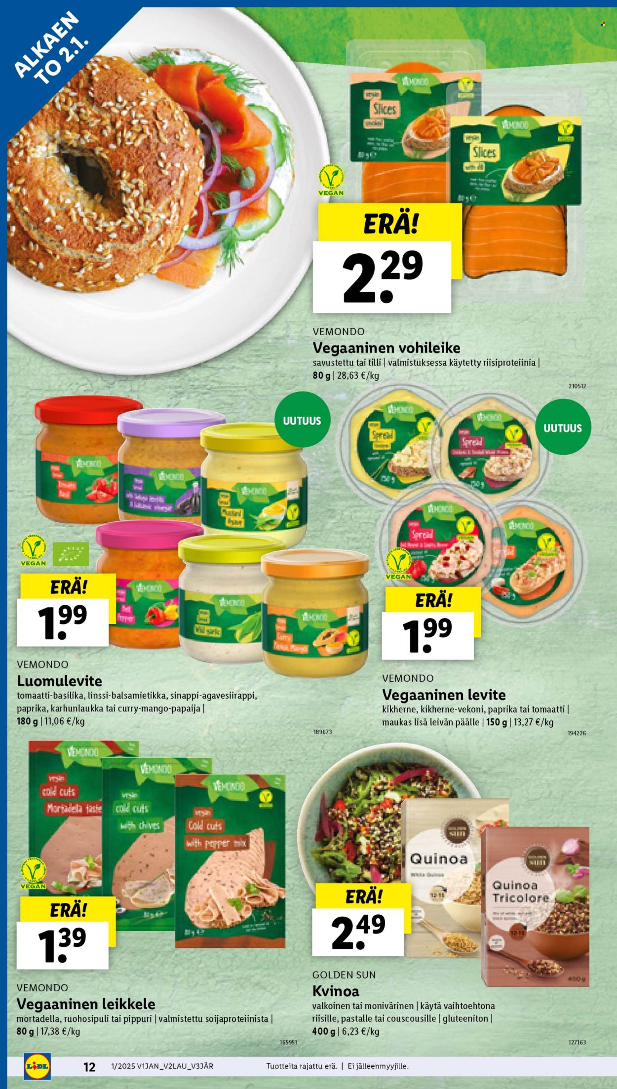 Lidl tarjoukset - 02.01.2025 - 08.01.2025. Sivu 12