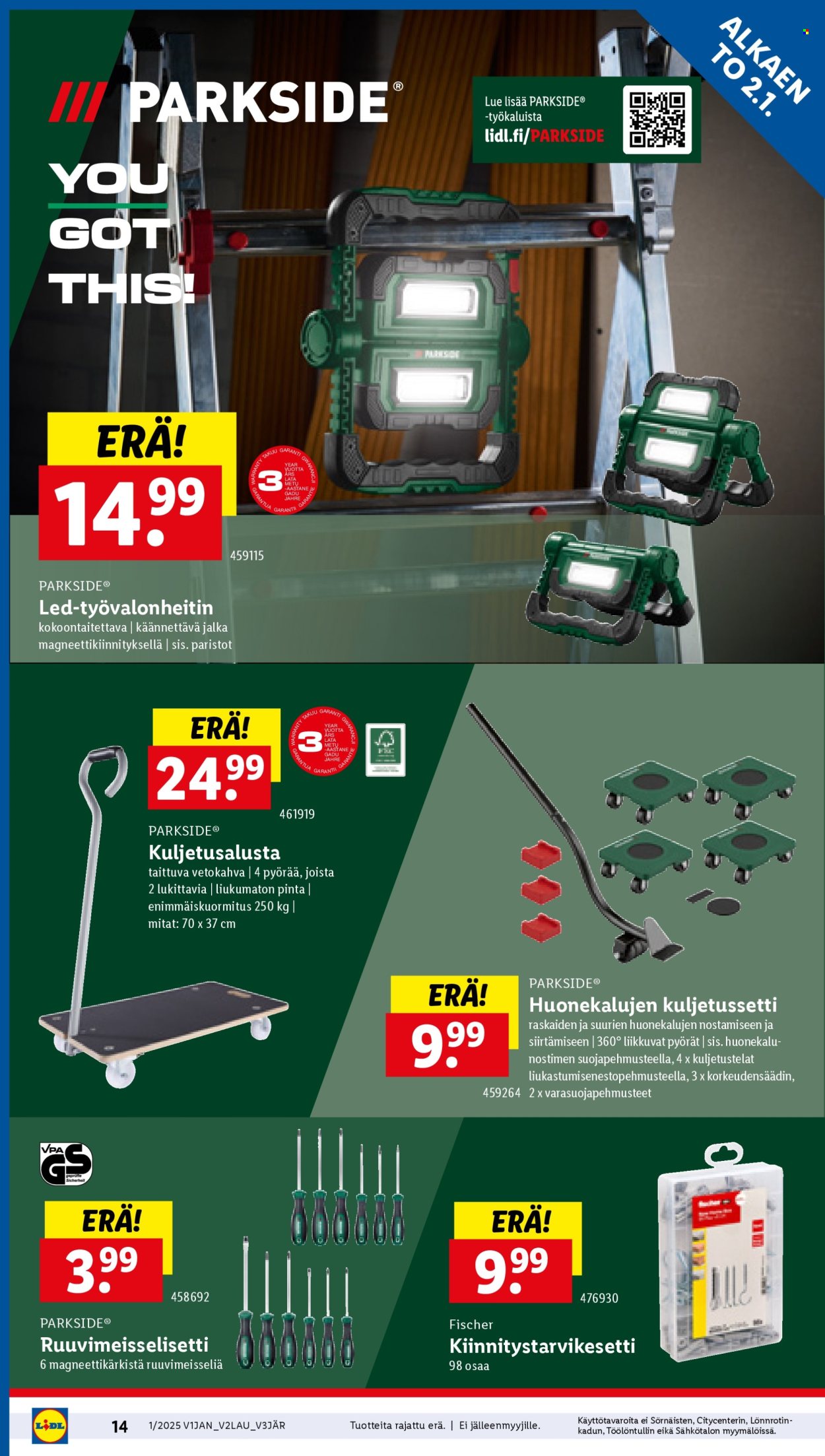 Lidl tarjoukset - 02.01.2025 - 08.01.2025. Sivu 14