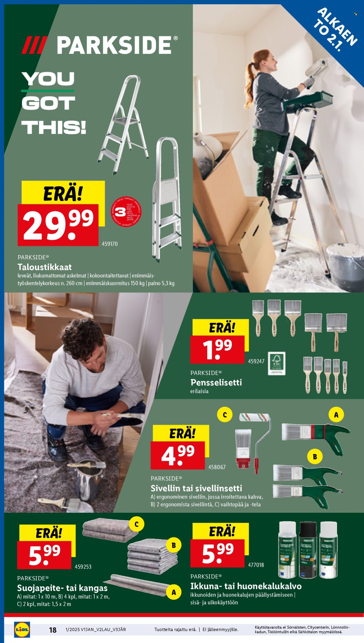 Lidl tarjoukset - 02.01.2025 - 08.01.2025. Sivu 18