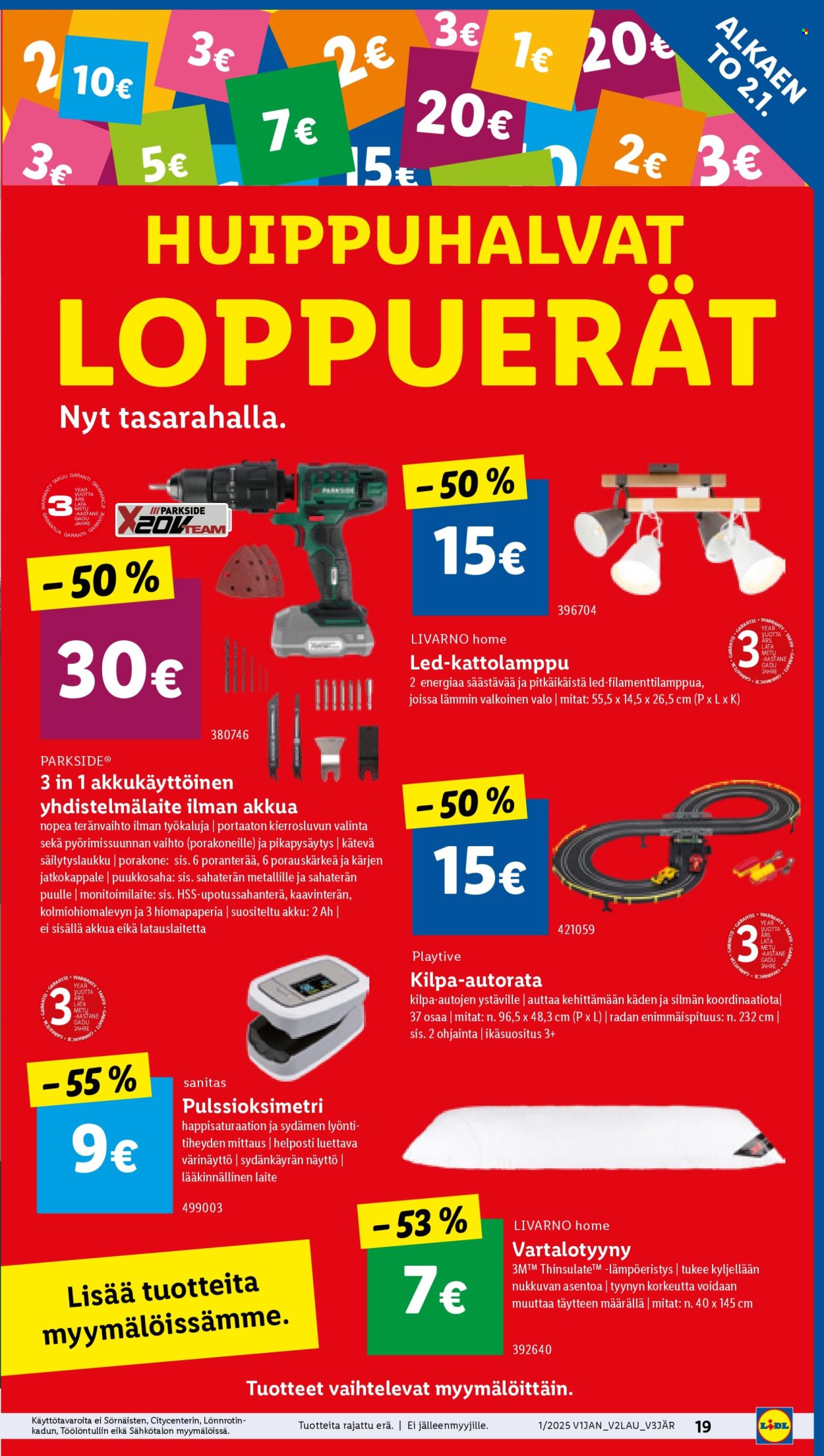 Lidl tarjoukset - 02.01.2025 - 08.01.2025. Sivu 19