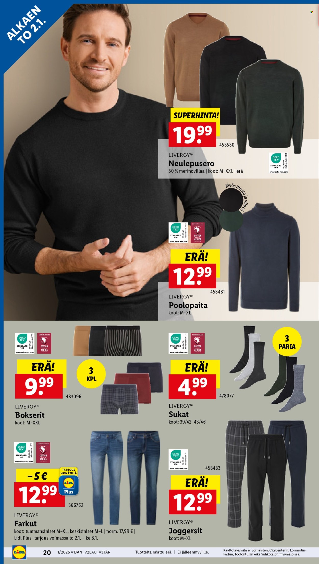 Lidl tarjoukset - 02.01.2025 - 08.01.2025. Sivu 20