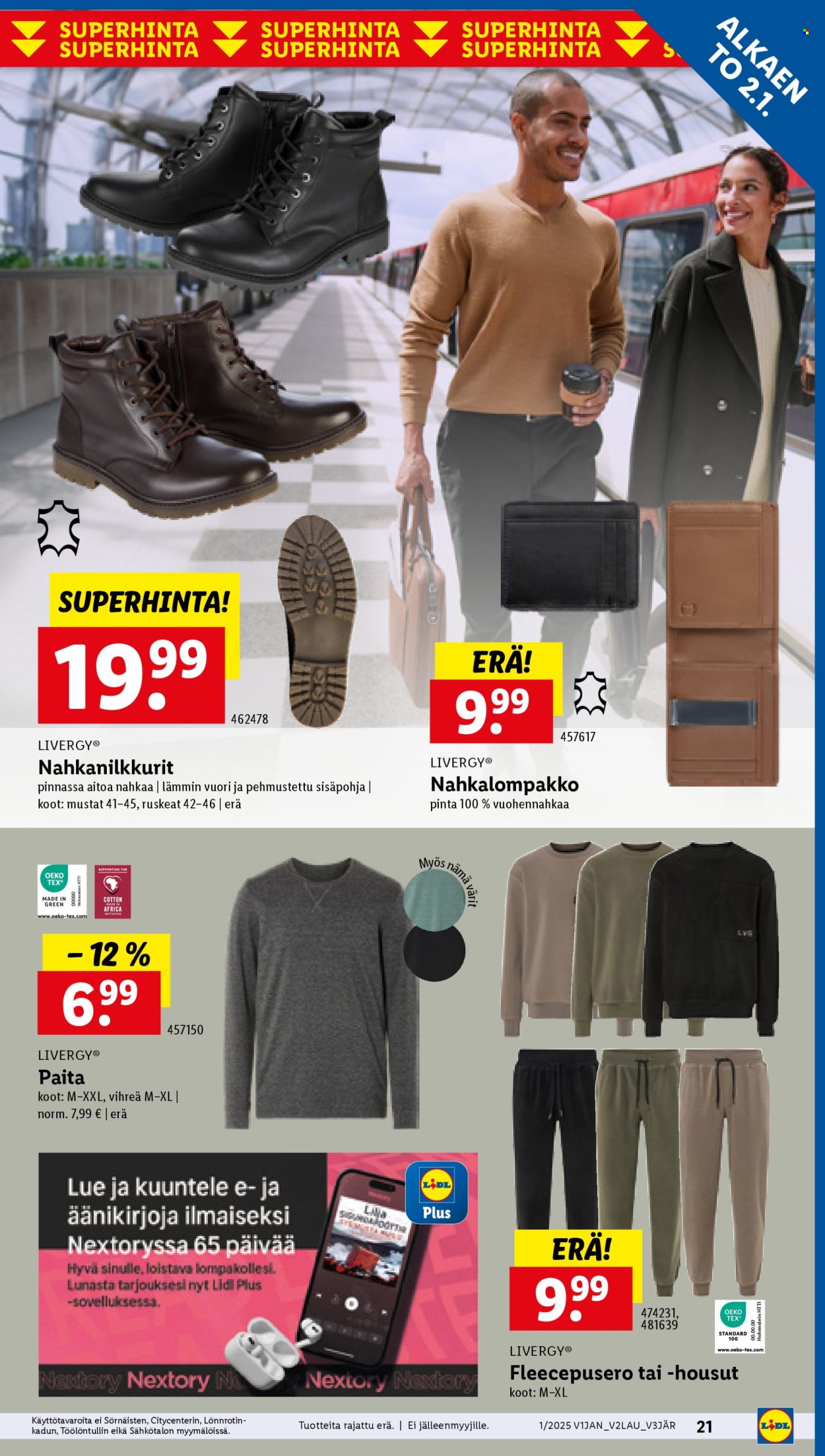 Lidl tarjoukset - 02.01.2025 - 08.01.2025. Sivu 21