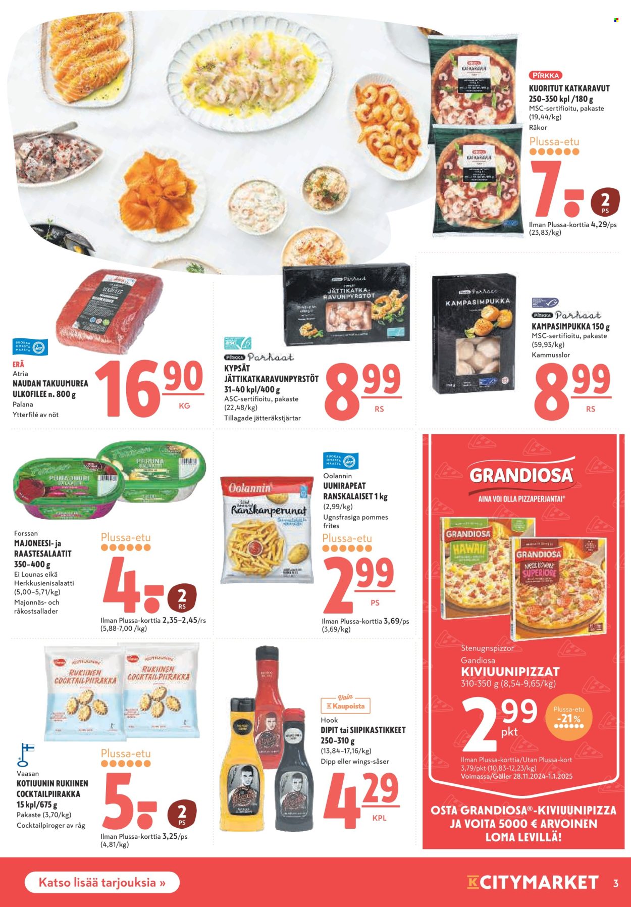K-citymarket tarjoukset - 27.12.2024 - 29.12.2024. Sivu 3