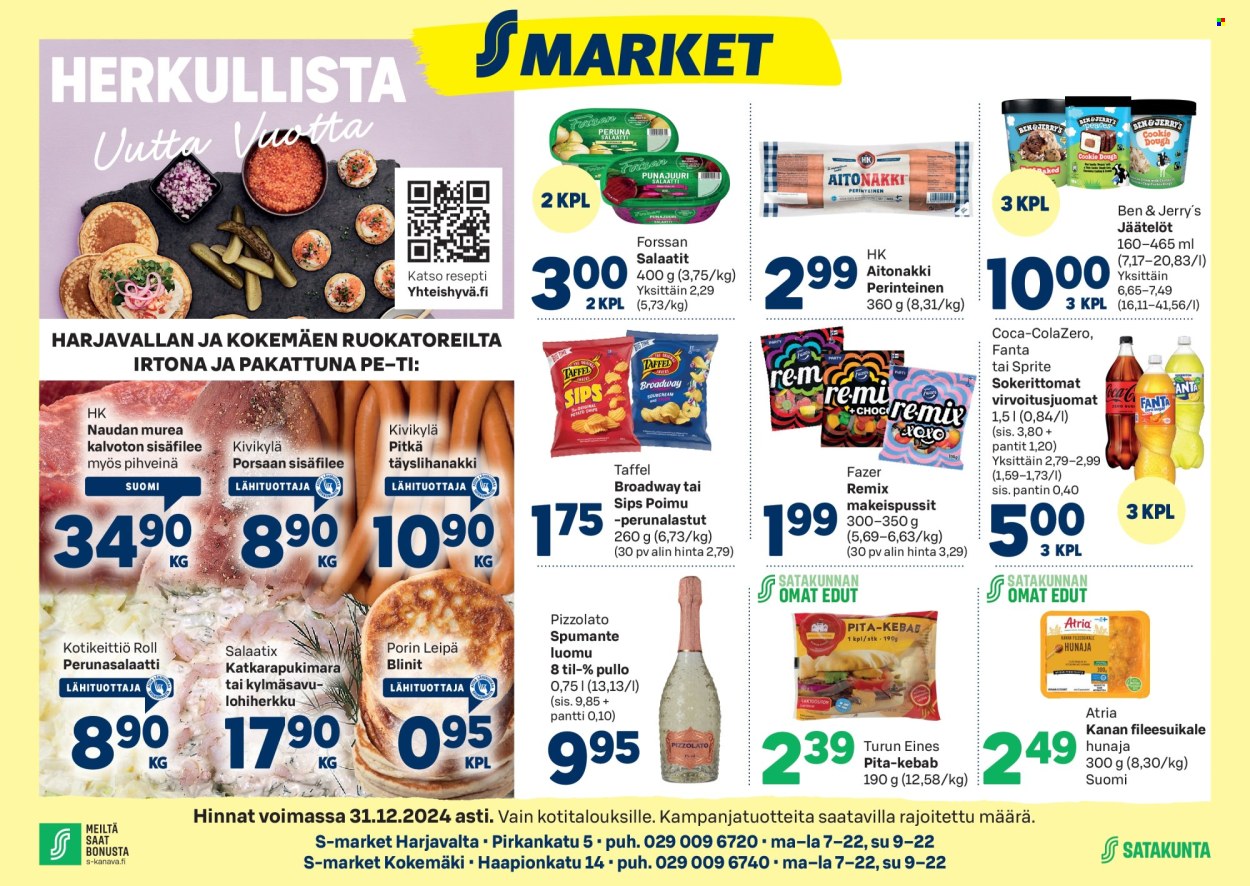 S-market tarjoukset - 27.12.2024 - 31.12.2024. Sivu 1