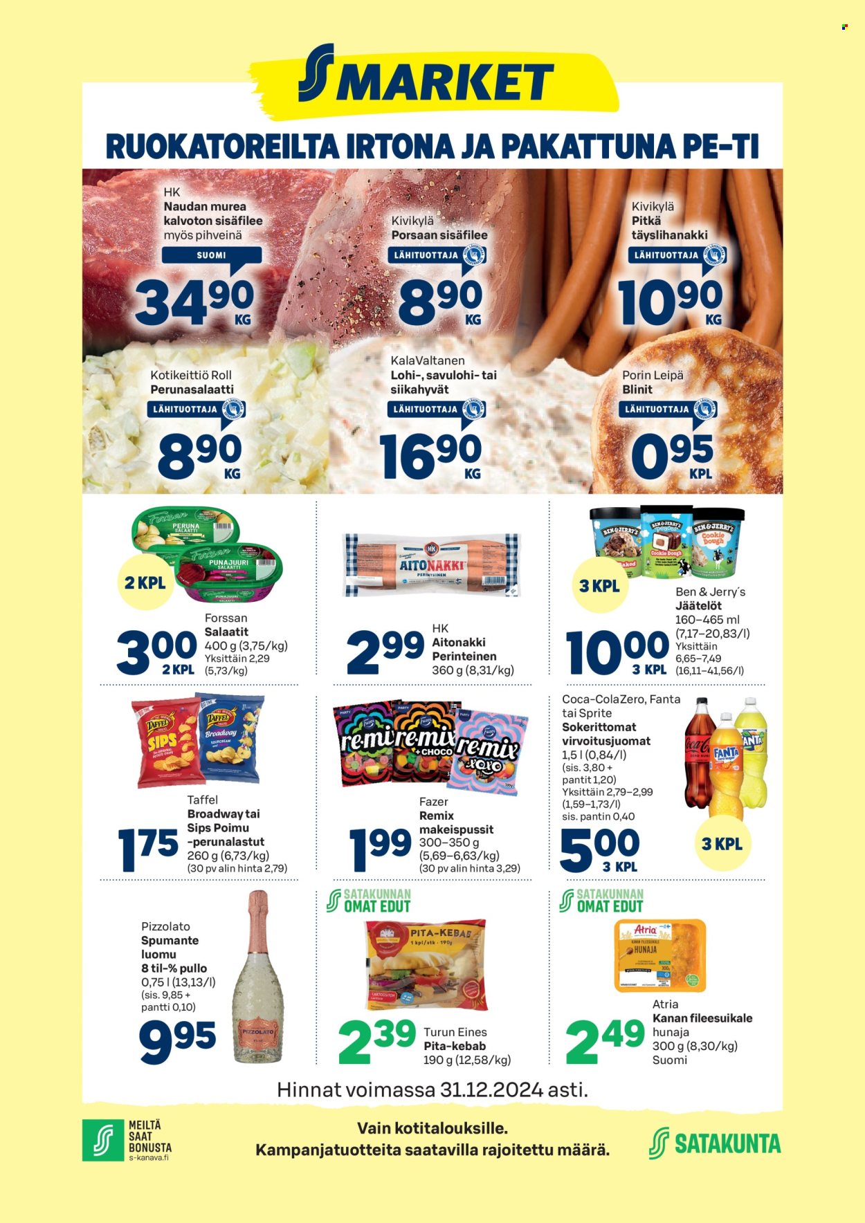 S-market tarjoukset - 27.12.2024 - 31.12.2024. Sivu 1