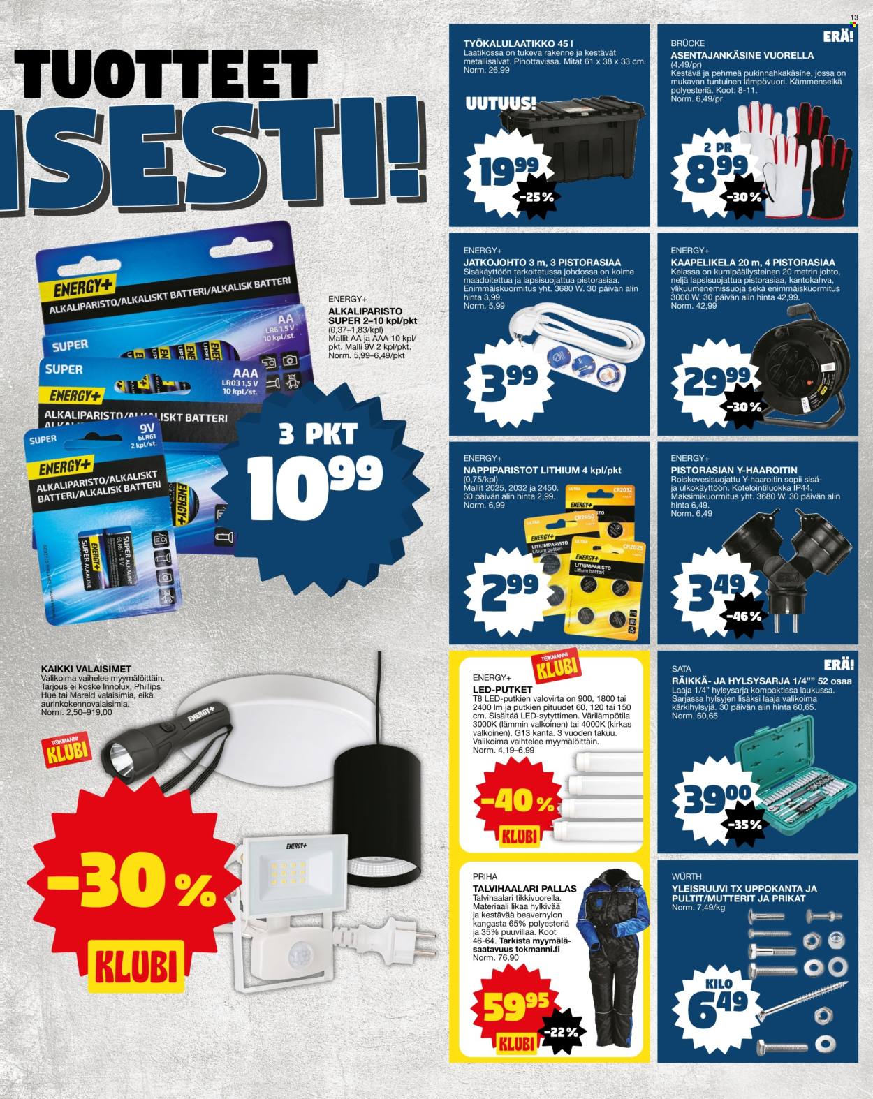 Tokmanni tarjoukset - 30.12.2024 - 05.01.2025. Sivu 13