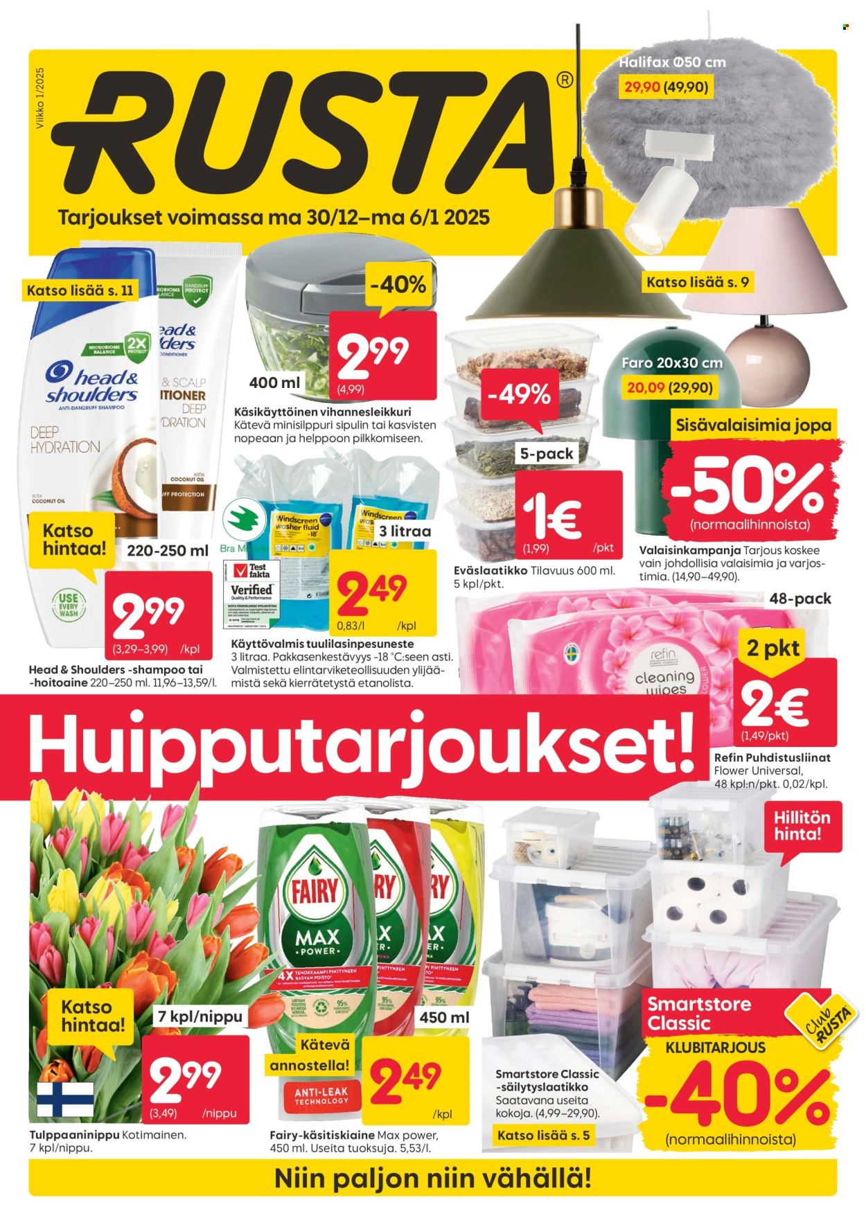 Rusta tarjoukset - 30.12.2024 - 06.01.2025. Sivu 1