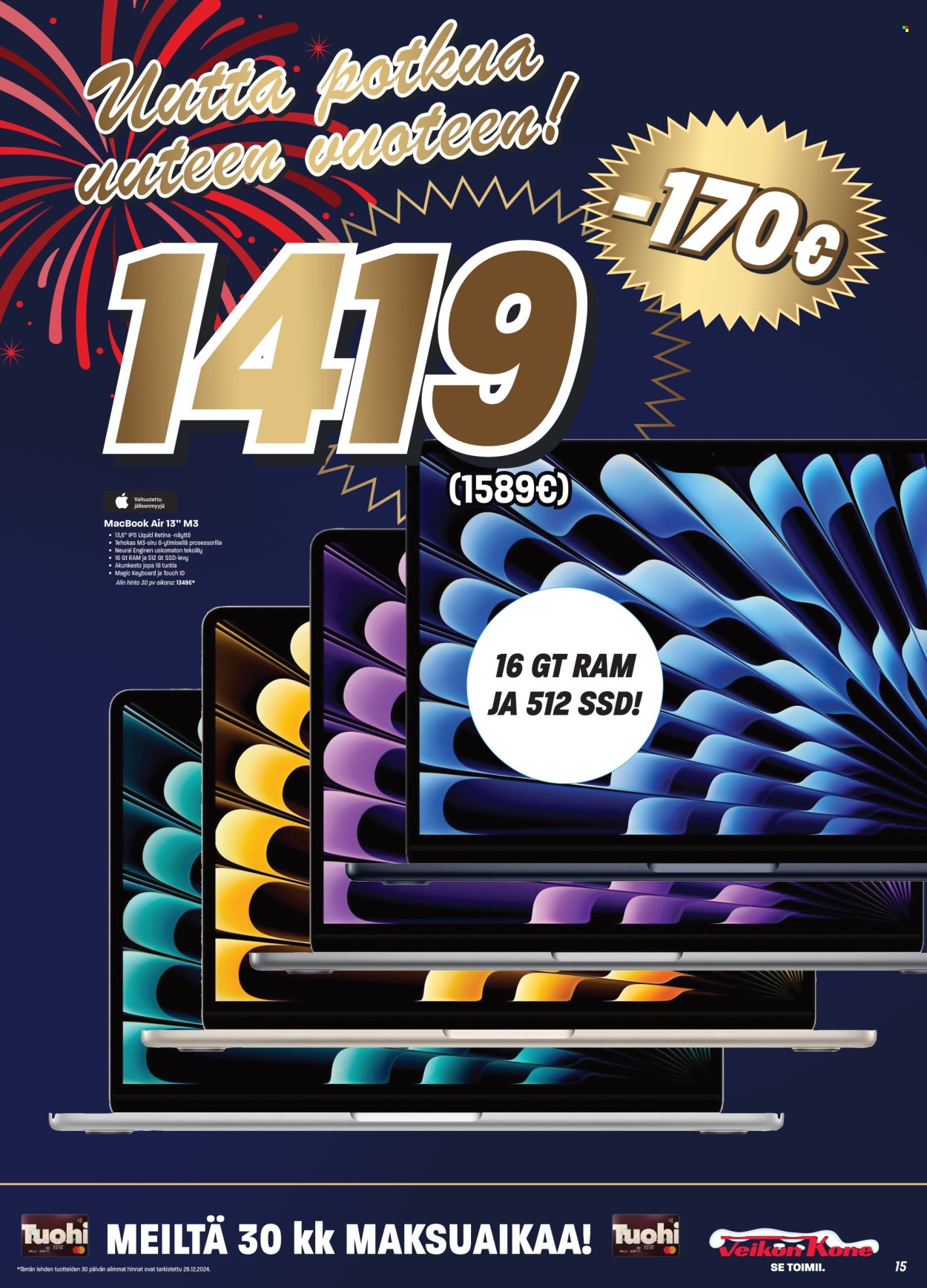 Veikon Kone tarjoukset - 30.12.2024 - 05.01.2025. Sivu 15