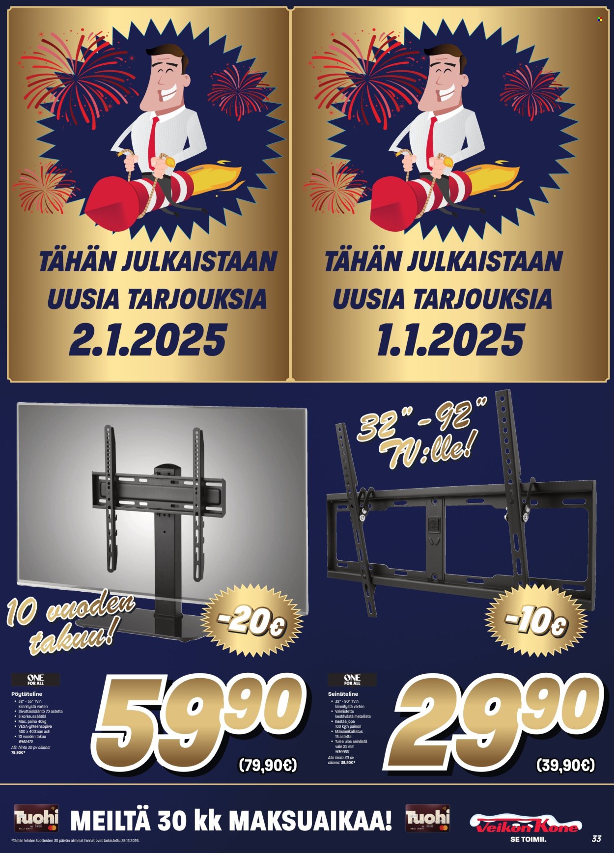 Veikon Kone tarjoukset - 30.12.2024 - 05.01.2025. Sivu 33