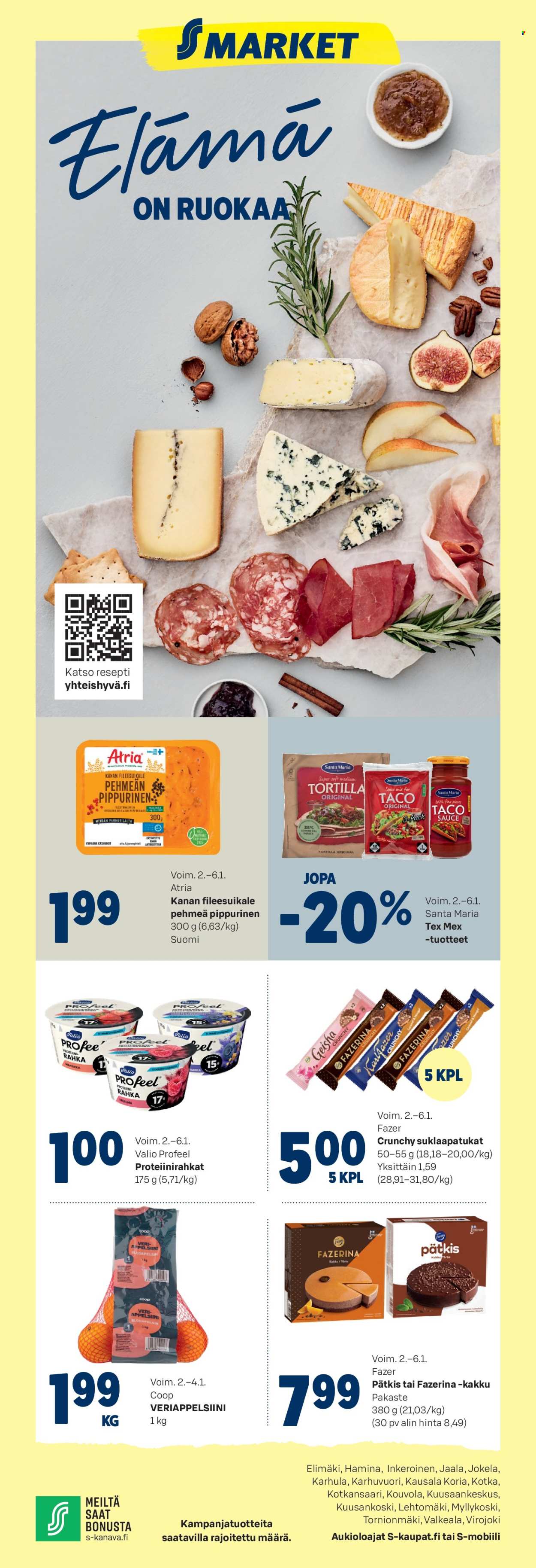 S-market tarjoukset - 02.01.2025 - 06.01.2025. Sivu 1