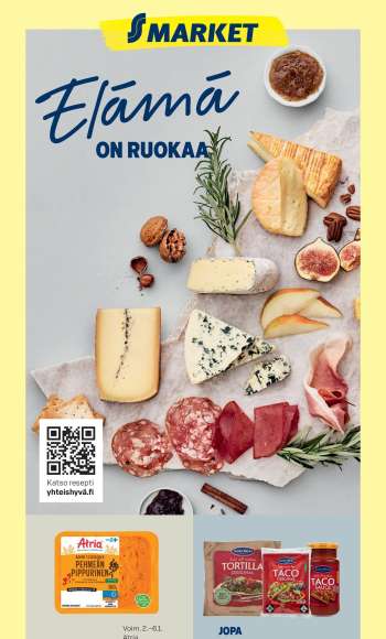 S-market tarjoukset  - 02.01.2025 - 06.01.2025.