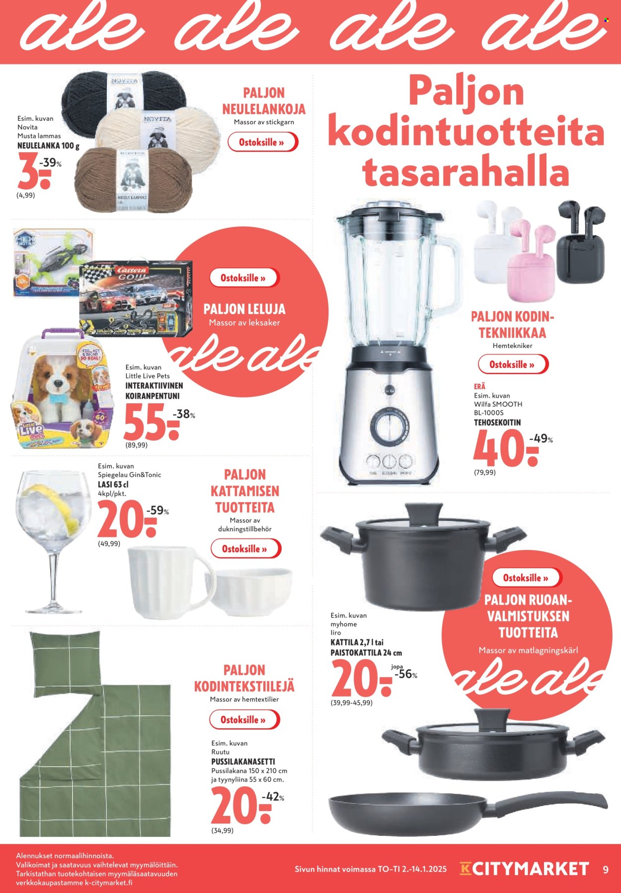 K-citymarket tarjoukset - 02.01.2025 - 14.01.2025. Sivu 9