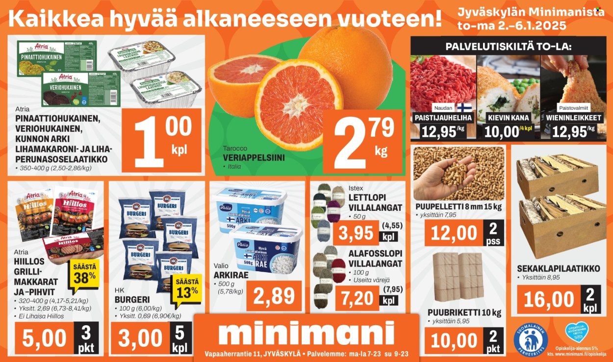 Minimani tarjoukset - 02.01.2025 - 06.01.2025. Sivu 1