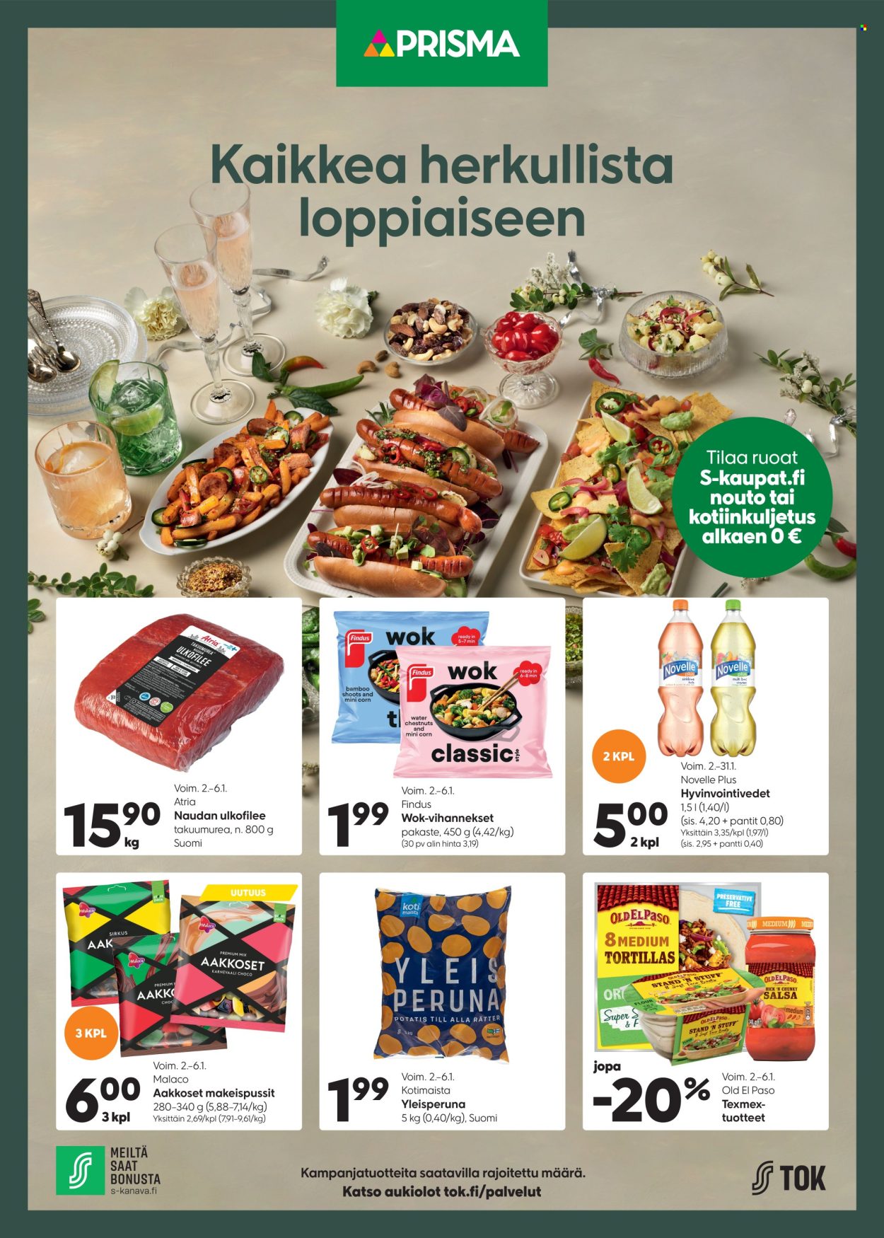 Prisma tarjoukset - 02.01.2025 - 06.01.2025. Sivu 1