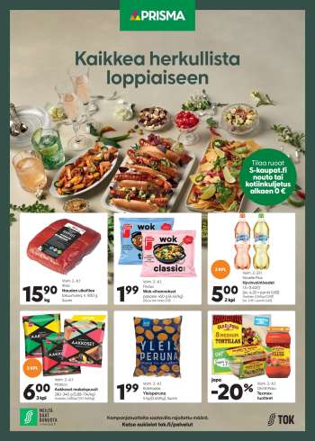 Prisma tarjoukset  - 02.01.2025 - 06.01.2025.
