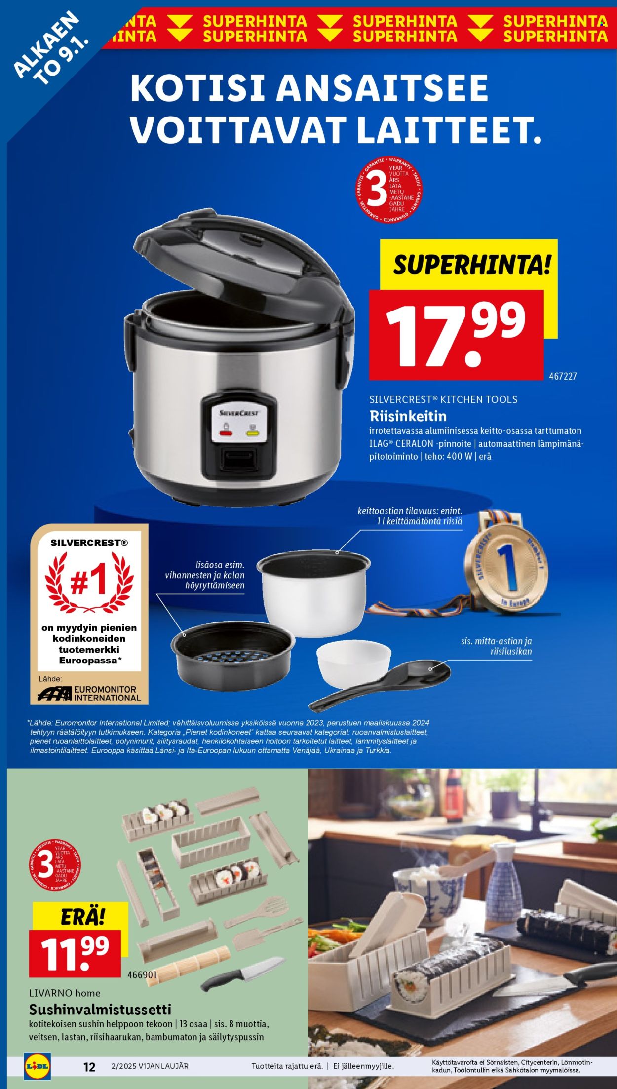 Lidl tarjoukset - 09.01.2025 - 15.01.2025. Sivu 12