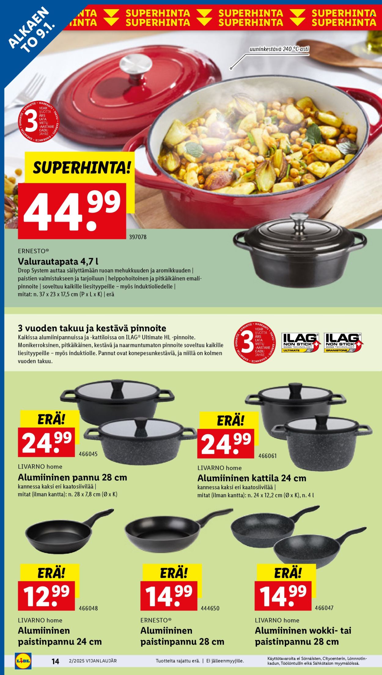 Lidl tarjoukset - 09.01.2025 - 15.01.2025. Sivu 14