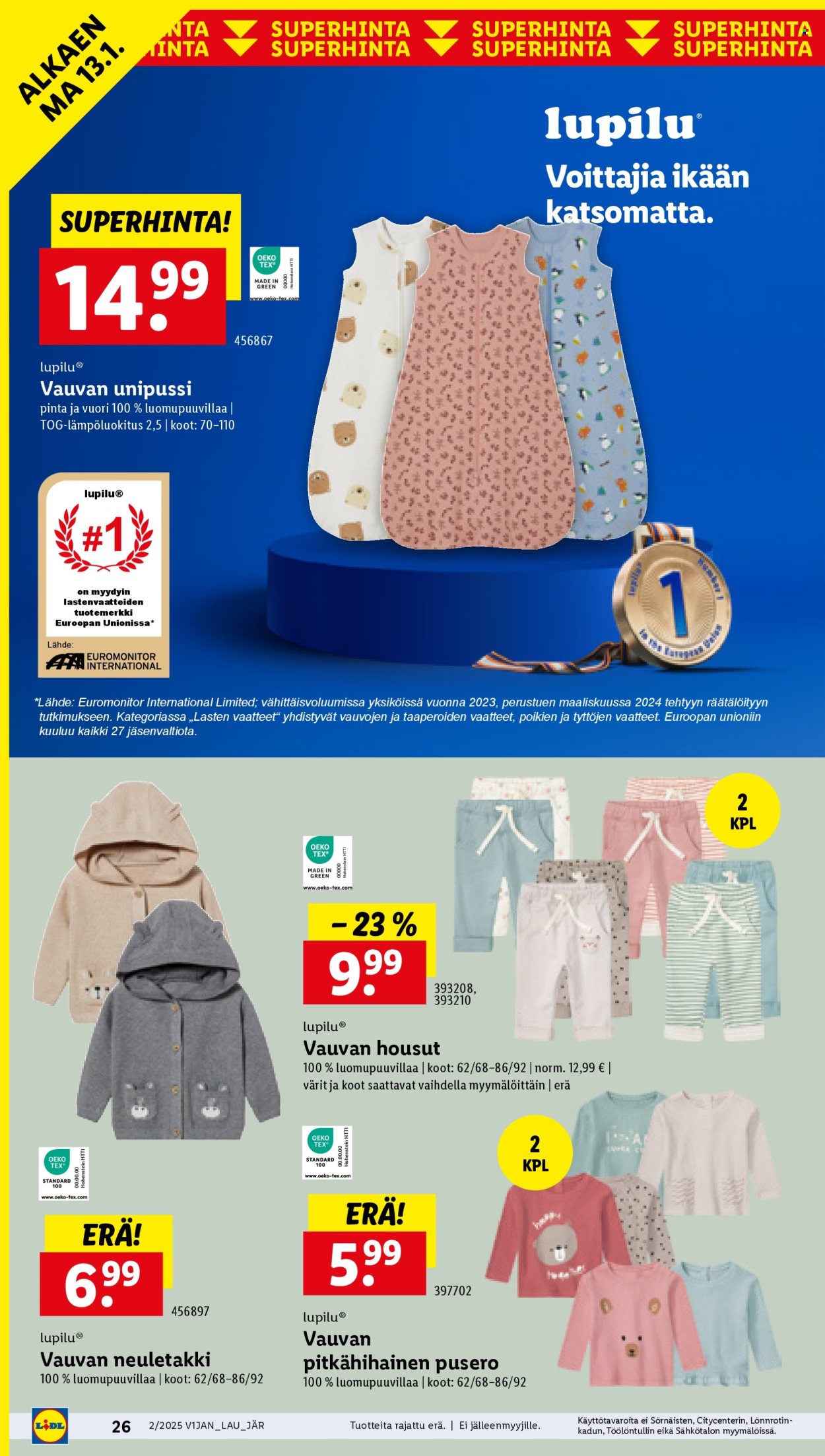 Lidl tarjoukset - 09.01.2025 - 15.01.2025. Sivu 30