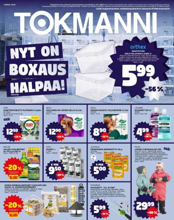 Tokmanni tarjoukset  - 06.01.2025 - 12.01.2025.