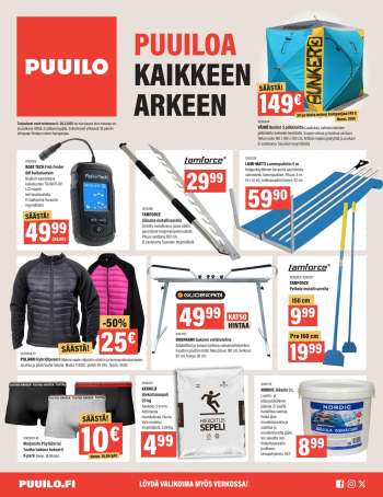 Puuilo tarjoukset  - 06.01.2025 - 26.01.2025.
