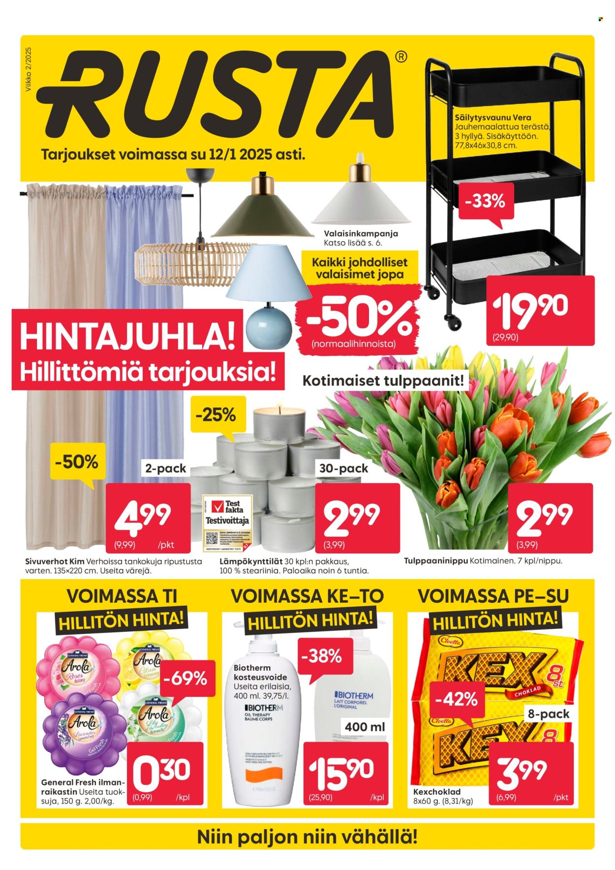 Rusta tarjoukset - 07.01.2025 - 12.01.2025. Sivu 1