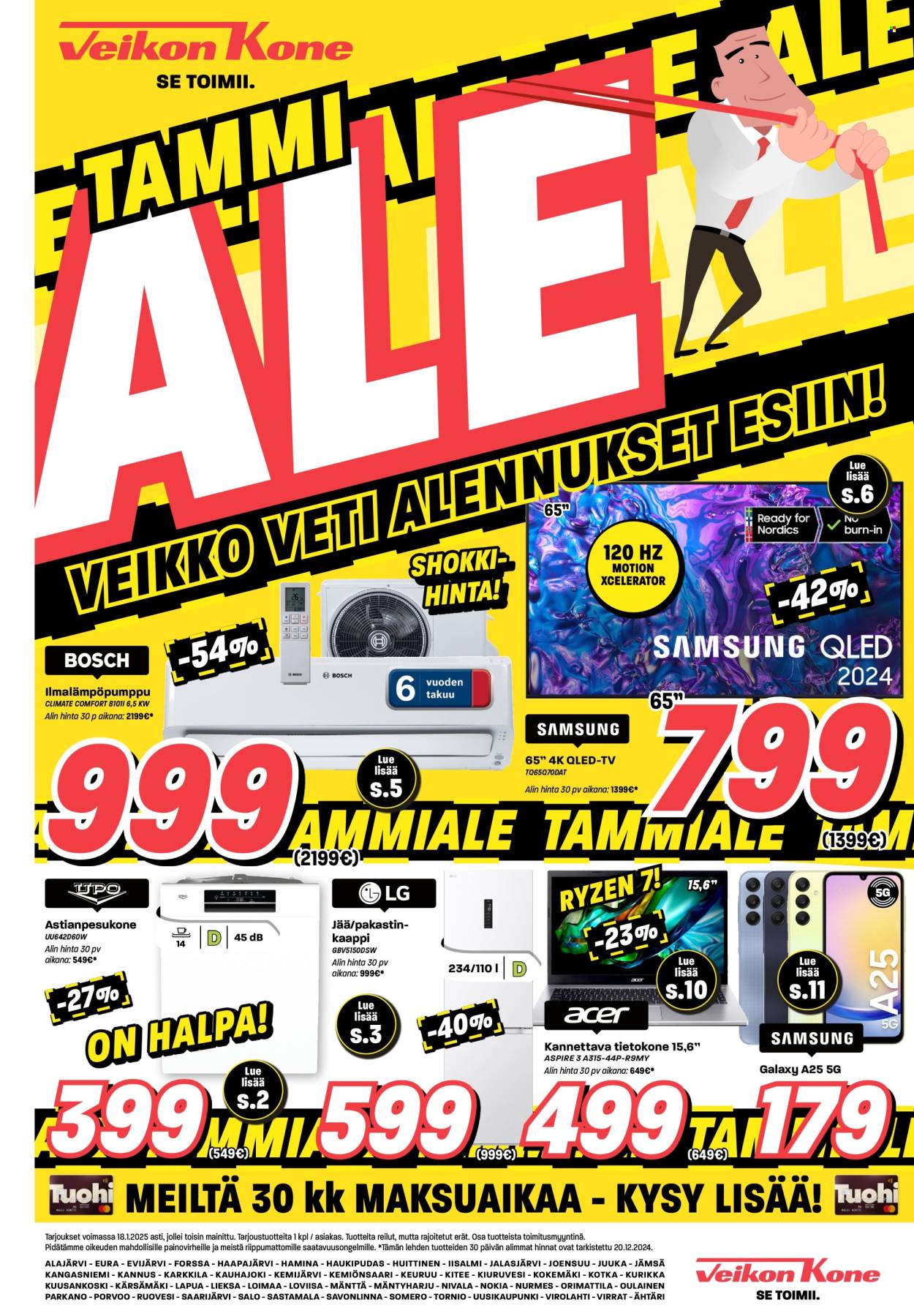 Veikon Kone tarjoukset - 07.01.2025 - 18.01.2025. Sivu 1