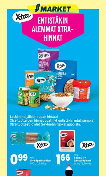 S-market tarjoukset  - 08.01.2025 - 12.01.2025.