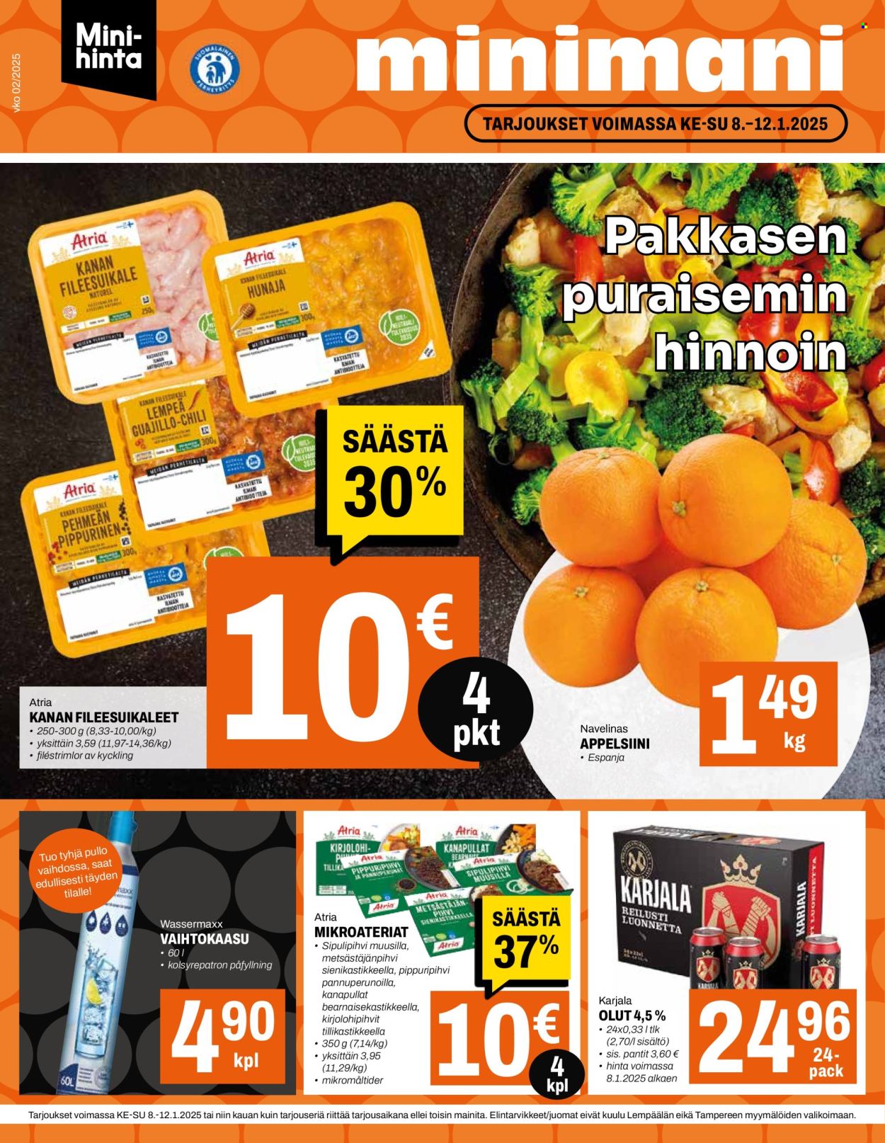 Minimani tarjoukset - 08.01.2025 - 12.01.2025. Sivu 1