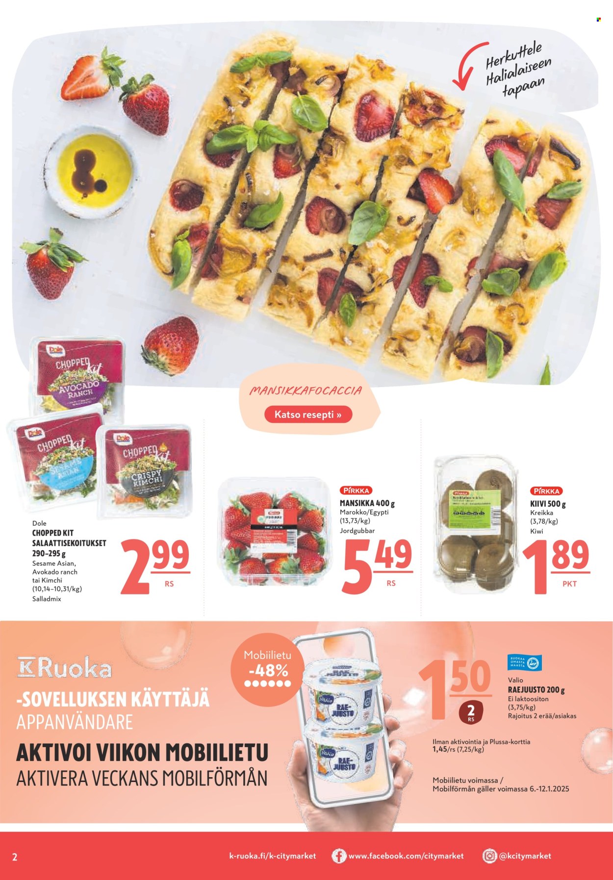 K-citymarket tarjoukset - 09.01.2025 - 14.01.2025. Sivu 2