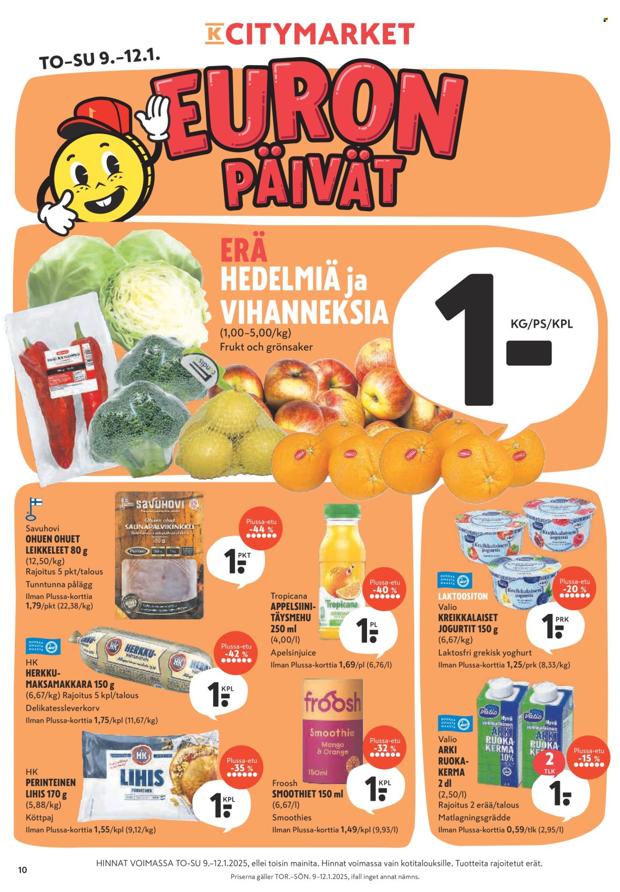 K-citymarket tarjoukset - 09.01.2025 - 14.01.2025. Sivu 10