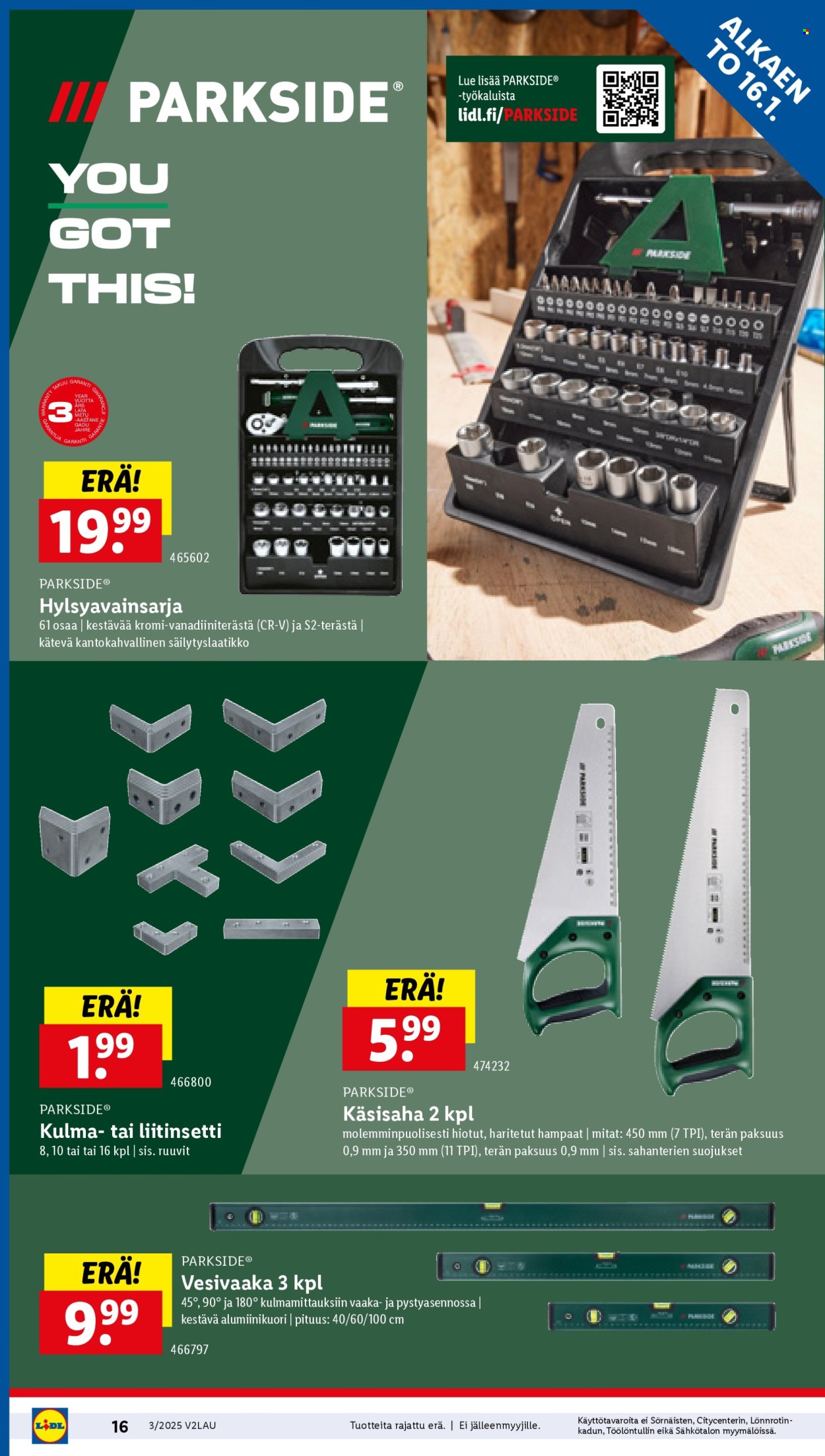 Lidl tarjoukset - 16.01.2025 - 22.01.2025. Sivu 16