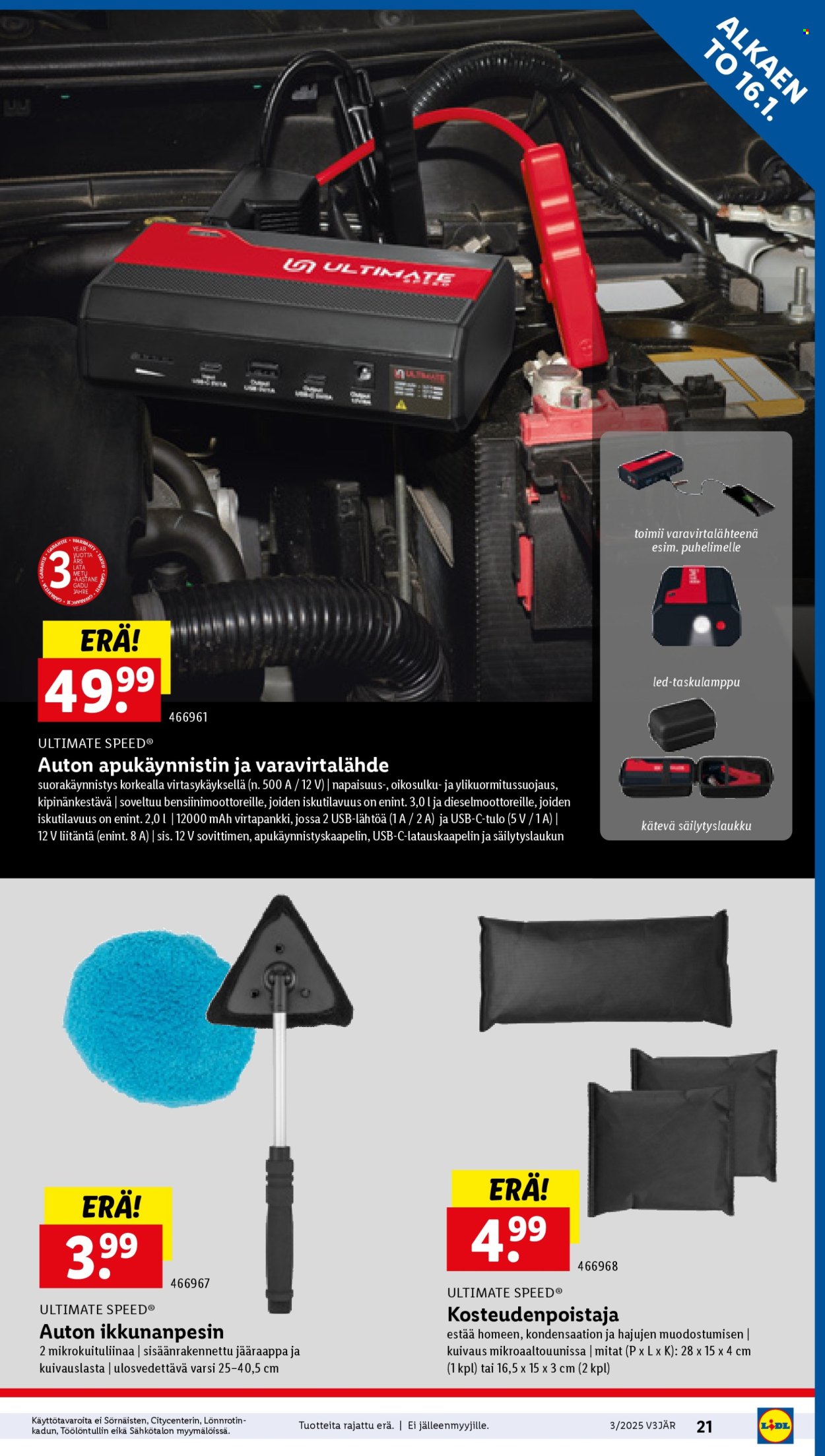 Lidl tarjoukset - 16.01.2025 - 22.01.2025. Sivu 21