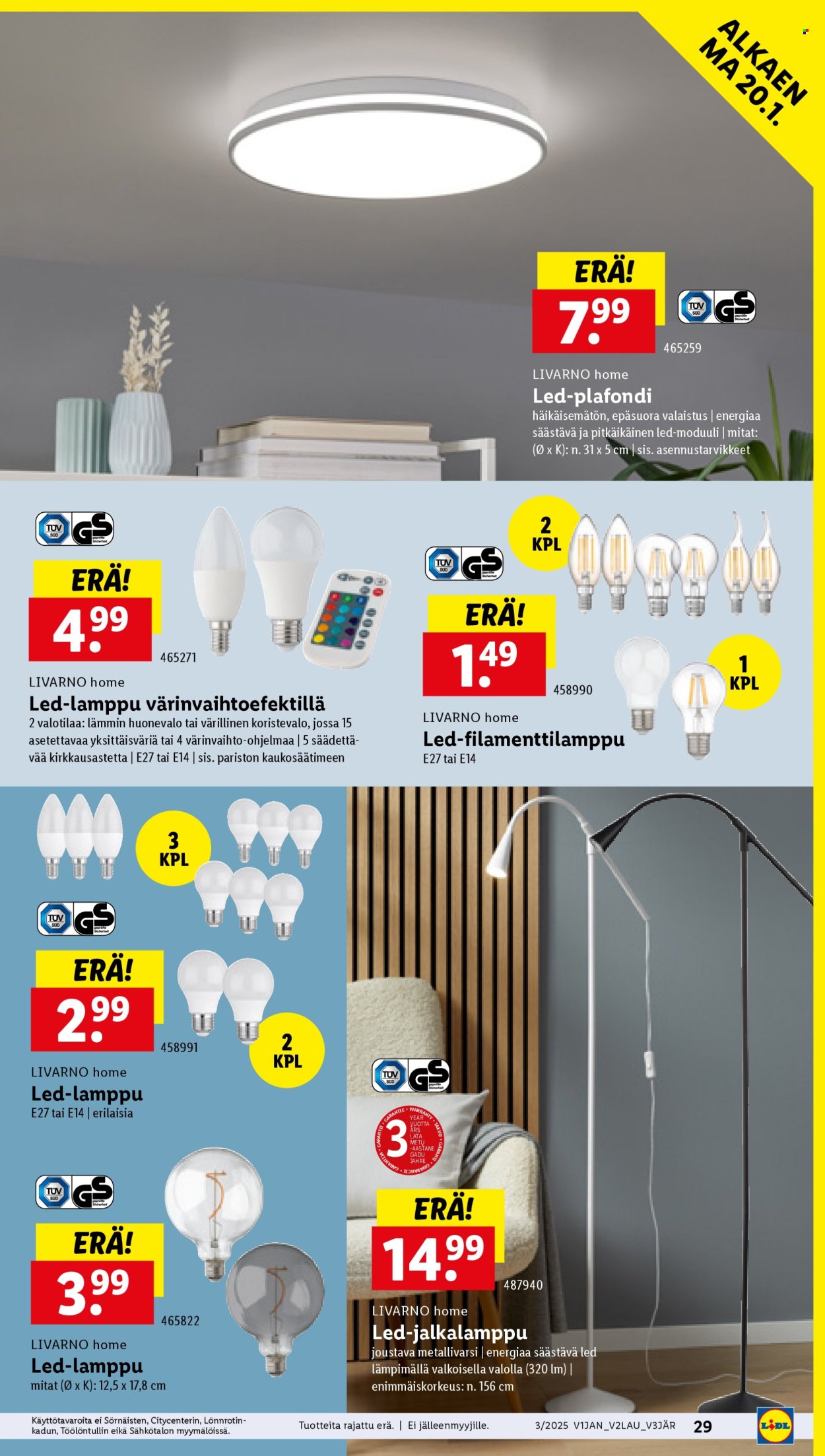 Lidl tarjoukset - 16.01.2025 - 22.01.2025. Sivu 31