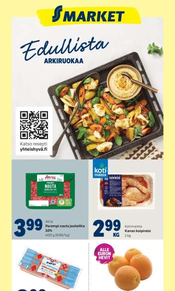 S-market tarjoukset  - 15.01.2025 - 19.01.2025.