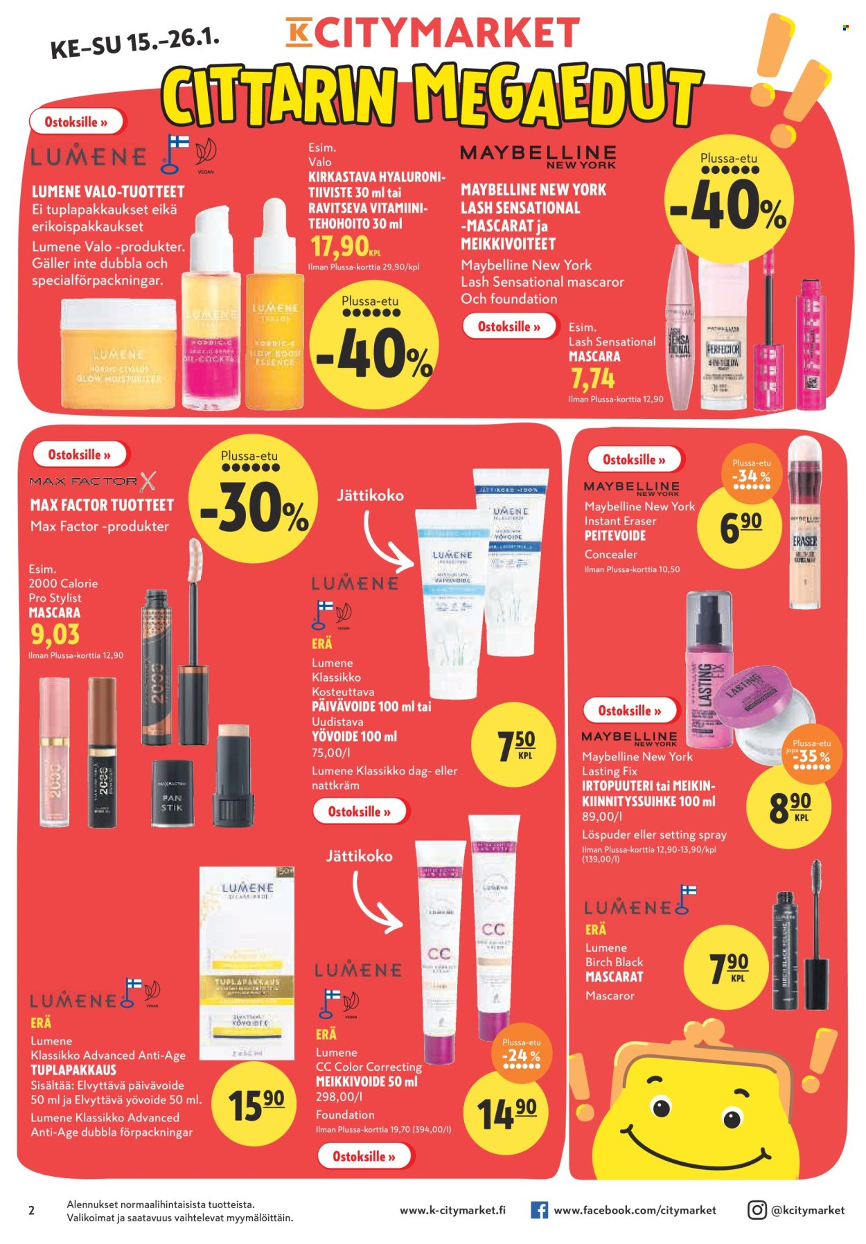 K-citymarket tarjoukset - 15.01.2025 - 26.01.2025. Sivu 2
