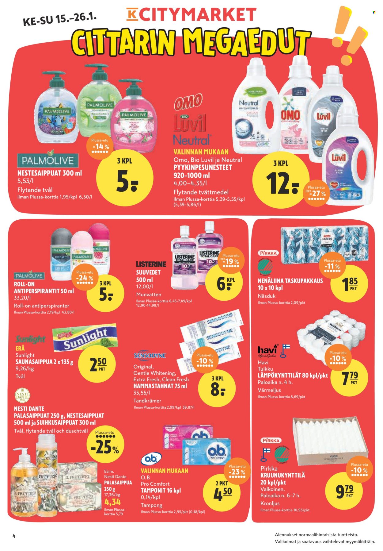 K-citymarket tarjoukset - 15.01.2025 - 26.01.2025. Sivu 4