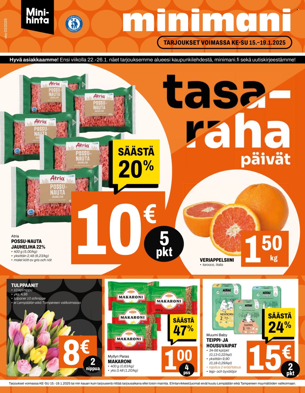Minimani tarjoukset - 15.01.2025 - 19.01.2025. Sivu 1