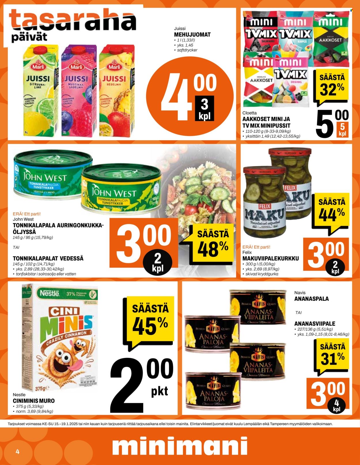 Minimani tarjoukset - 15.01.2025 - 19.01.2025. Sivu 4