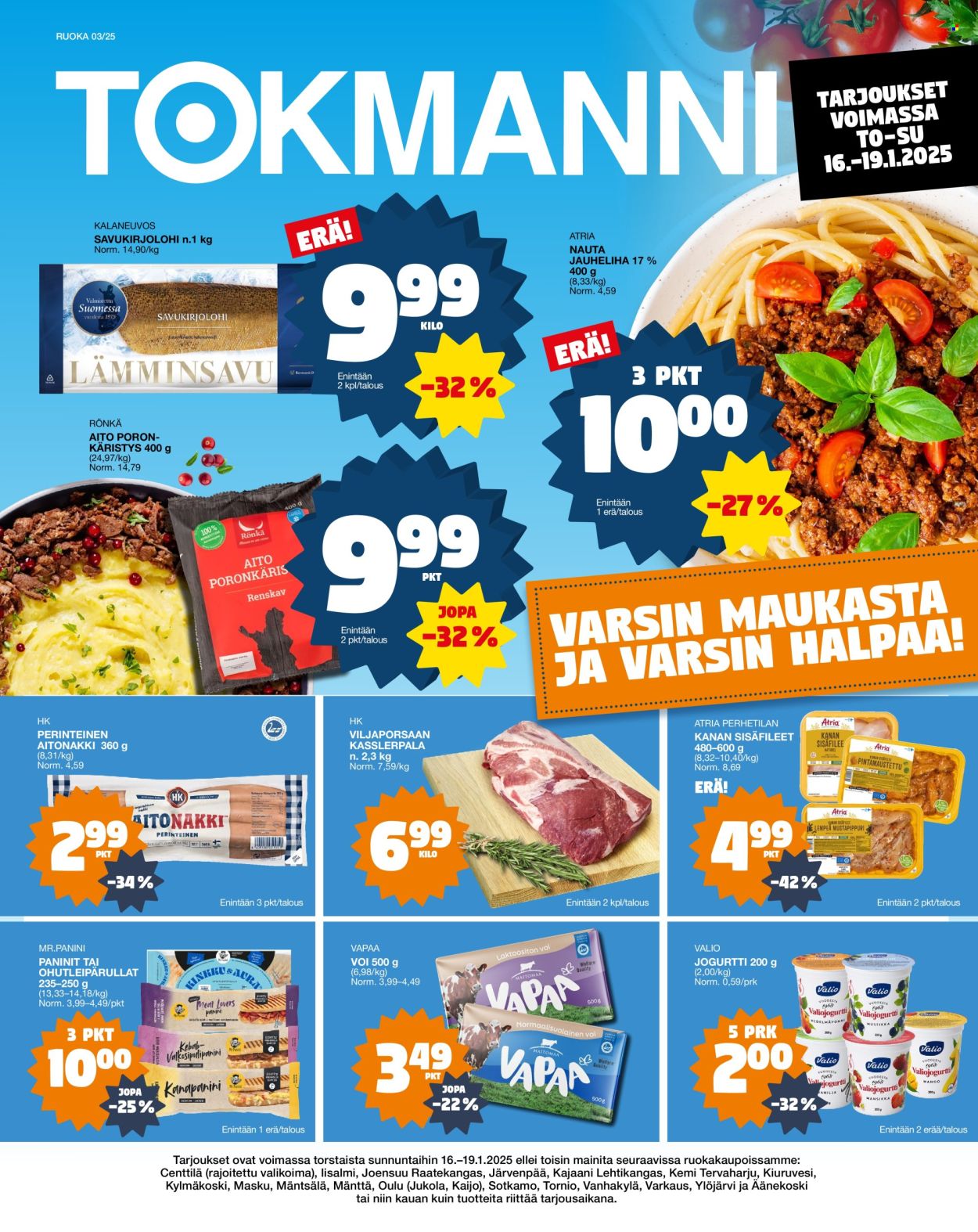 Tokmanni tarjoukset - 16.01.2025 - 19.01.2025. Sivu 1