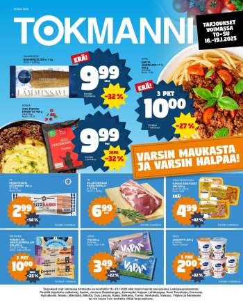 Tokmanni tarjoukset  - 16.01.2025 - 19.01.2025.