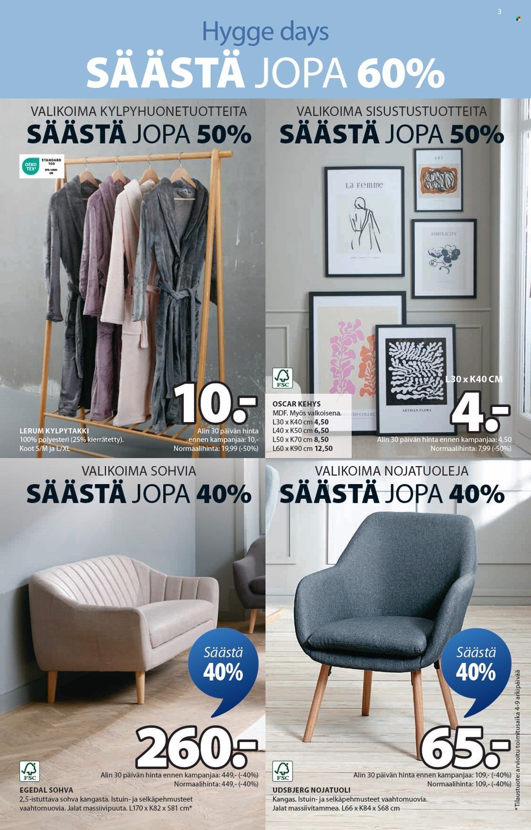 JYSK tarjoukset - 16.01.2025 - 29.01.2025. Sivu 4