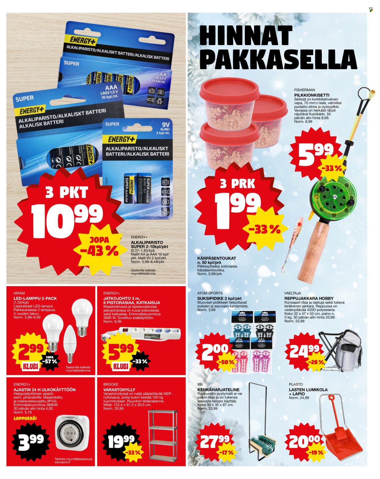 Tokmanni tarjoukset - 20.01.2025 - 26.01.2025. Sivu 13