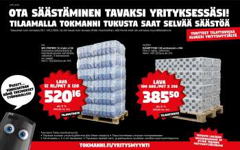 Tokmanni tarjoukset  - 20.01.2025 - 28.02.2025.
