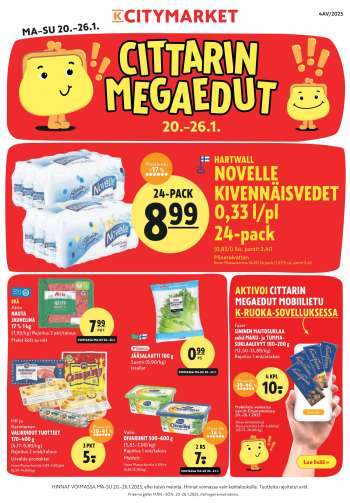 K-citymarket tarjoukset  - 20.01.2025 - 26.01.2025.