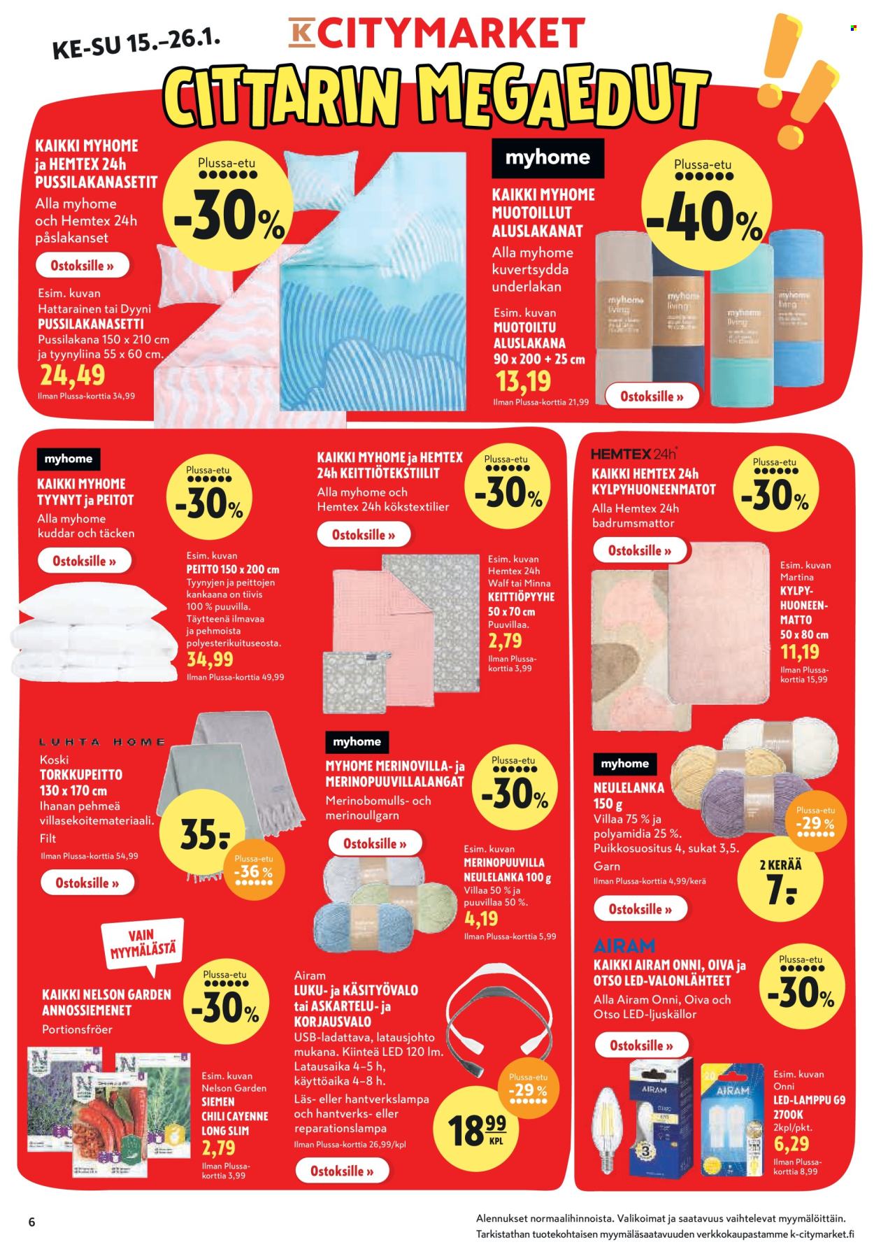 K-citymarket tarjoukset - 20.01.2025 - 26.01.2025. Sivu 6