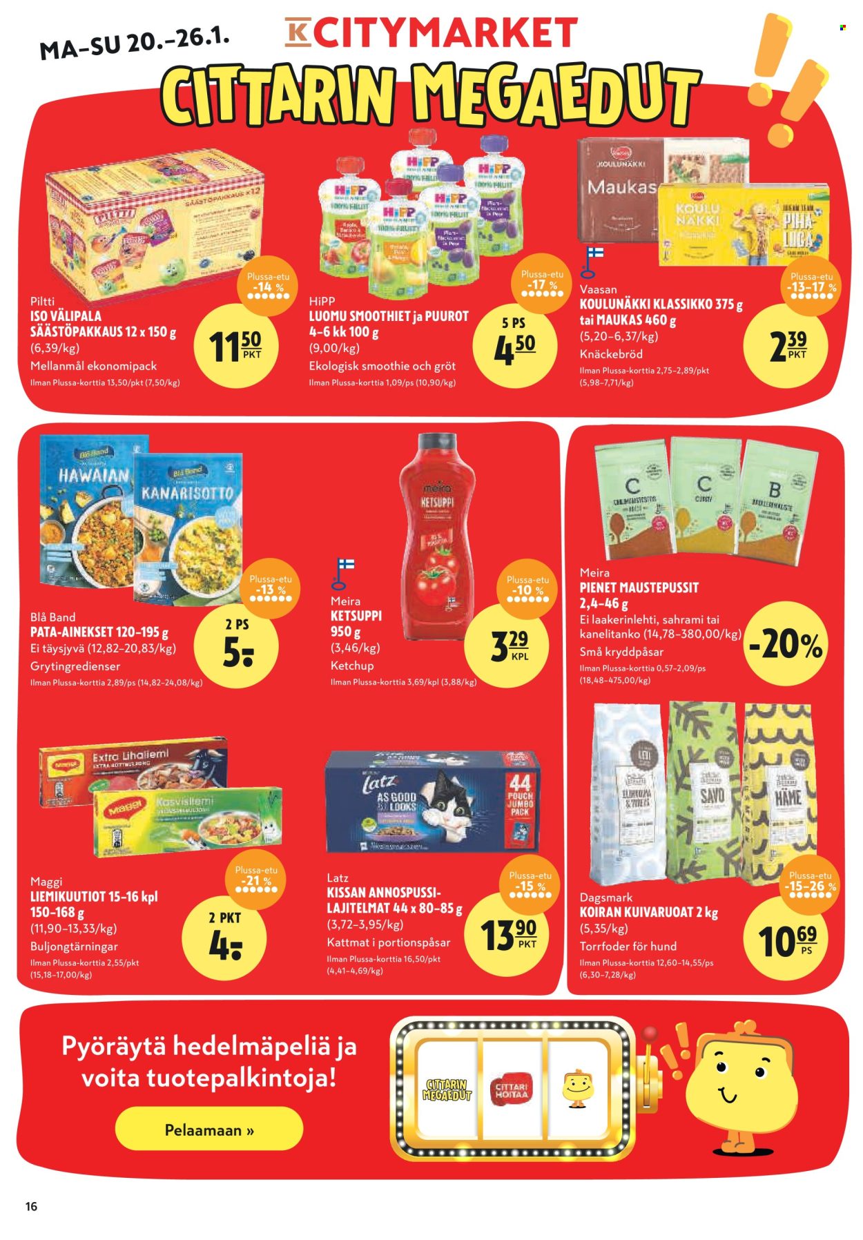K-citymarket tarjoukset - 20.01.2025 - 26.01.2025. Sivu 16